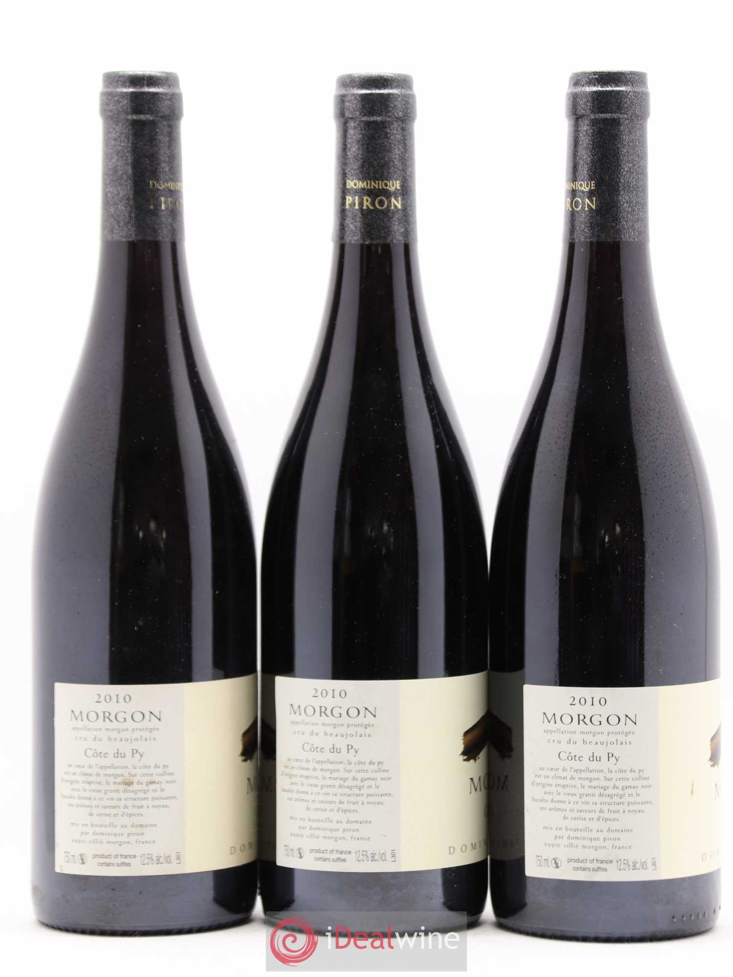 Morgon Côte du Py Dominique Piron (Domaine) 2010 - Lot de 6 bouteilles - 2