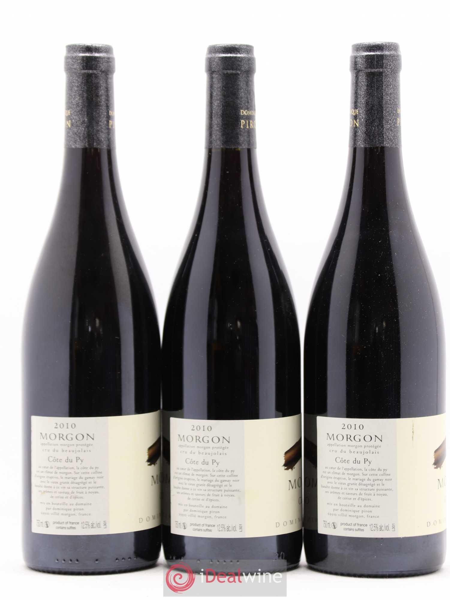 Morgon Côte du Py Dominique Piron (Domaine) 2010 - Lot de 6 bouteilles - 4