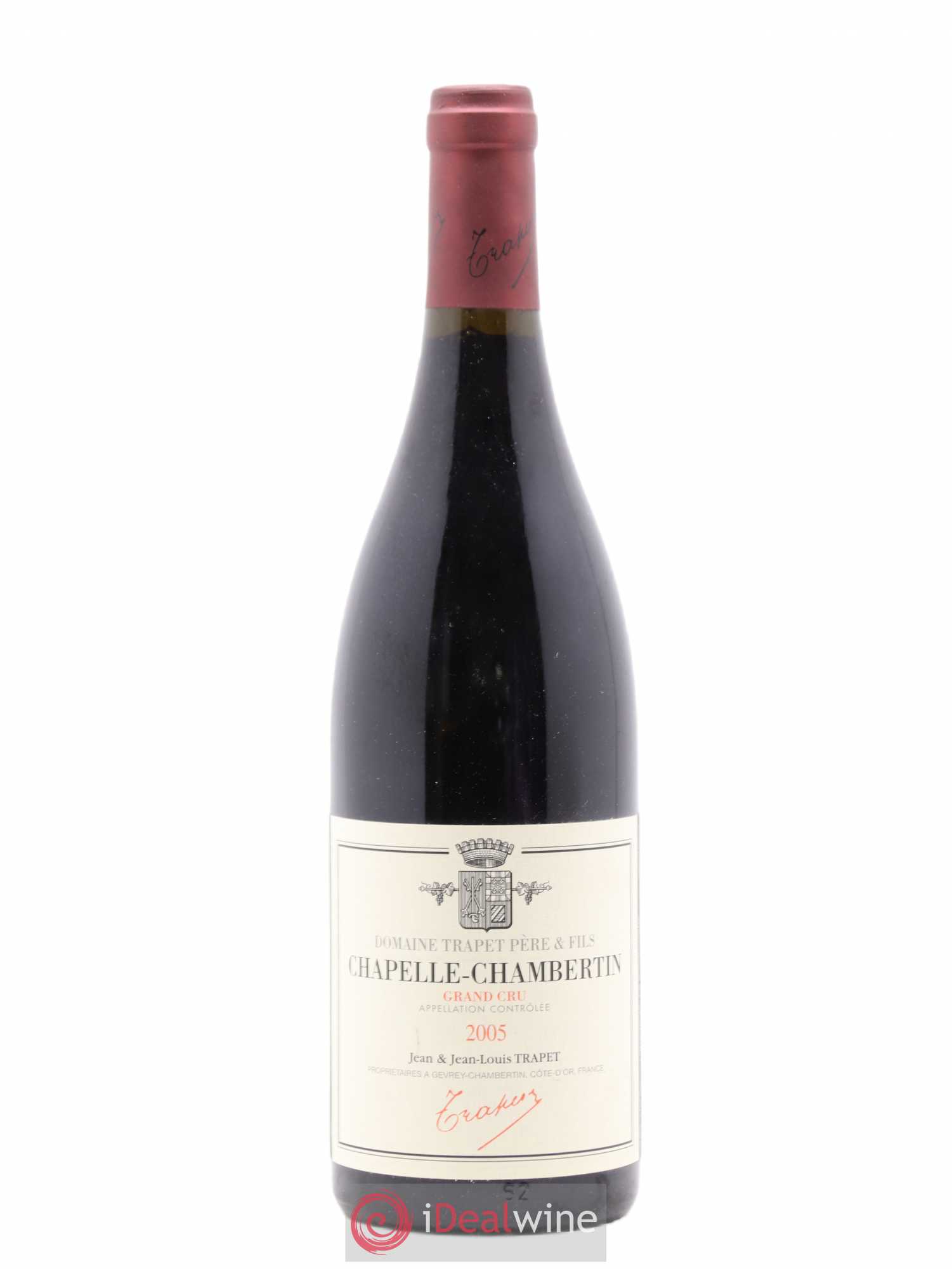 Chapelle-Chambertin Grand Cru Domaine Trapet 2005 - Lot de 1 bouteille - 0