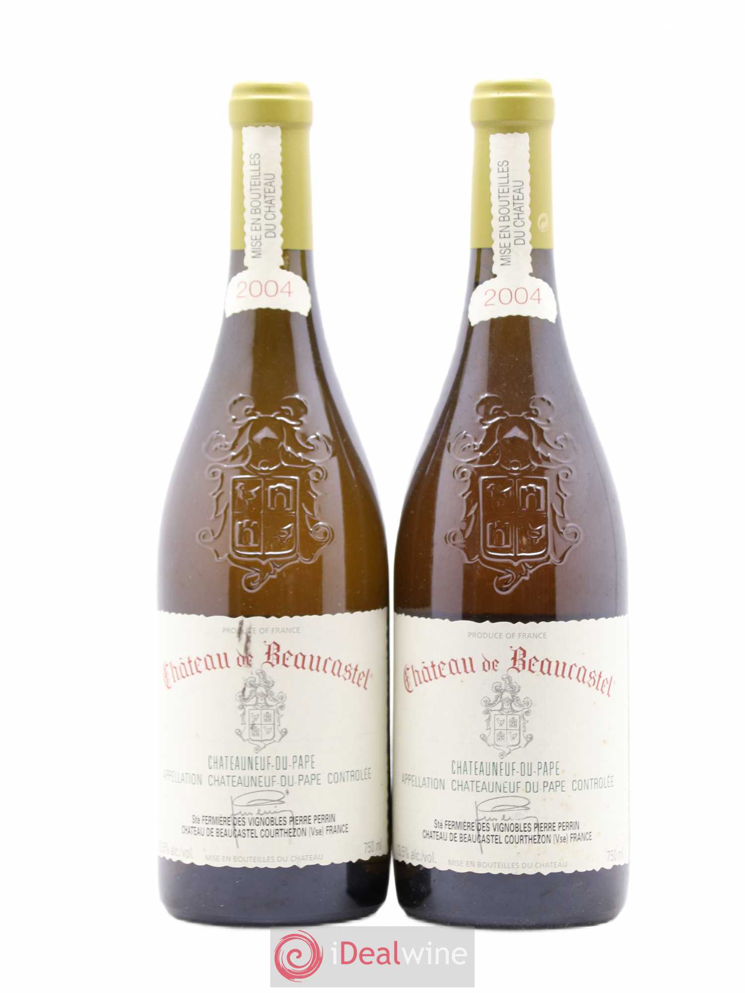 Châteauneuf-du-Pape Château de Beaucastel Famille Perrin 2004 - Lot de 2 bouteilles - 0