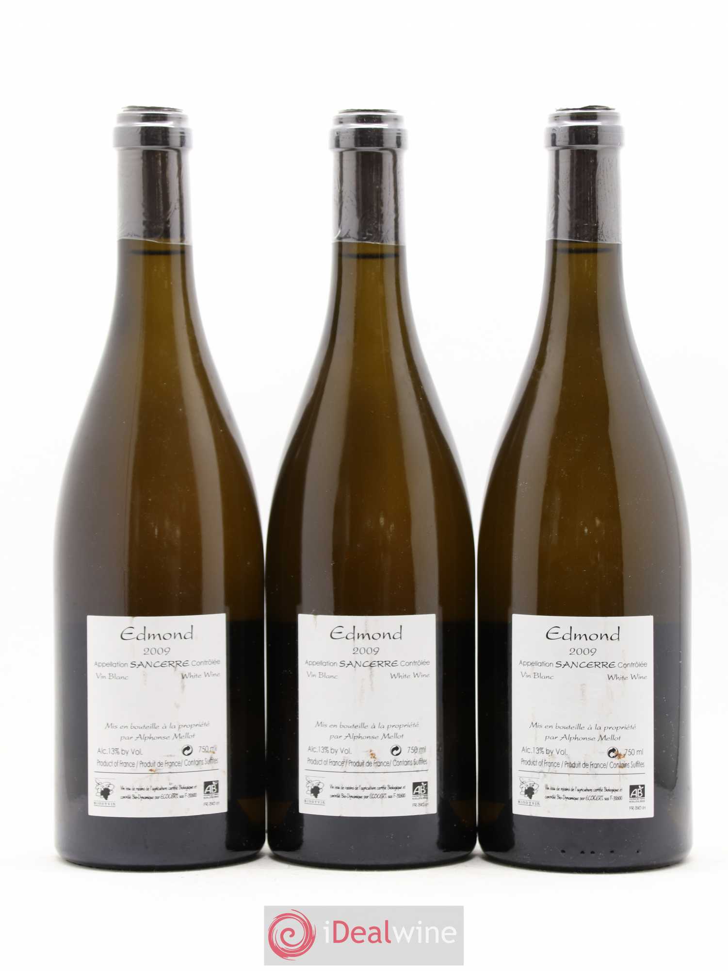 Sancerre Cuvée Edmond Alphonse Mellot 2009 - Lot de 3 bouteilles - 1