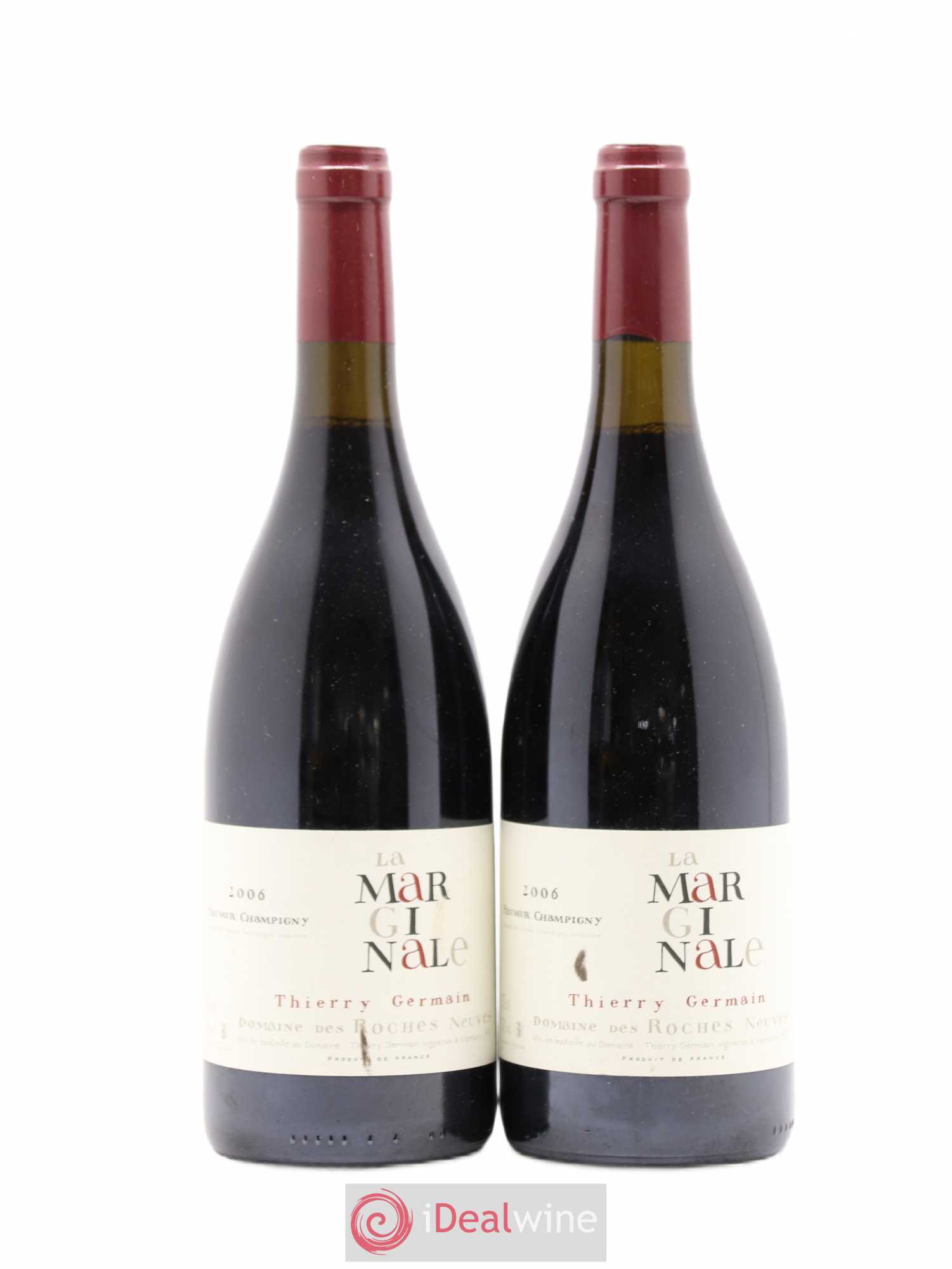 Saumur-Champigny La Marginale Domaine des Roches Neuves - Thierry Germain 2006 - Lot de 2 bouteilles - 0