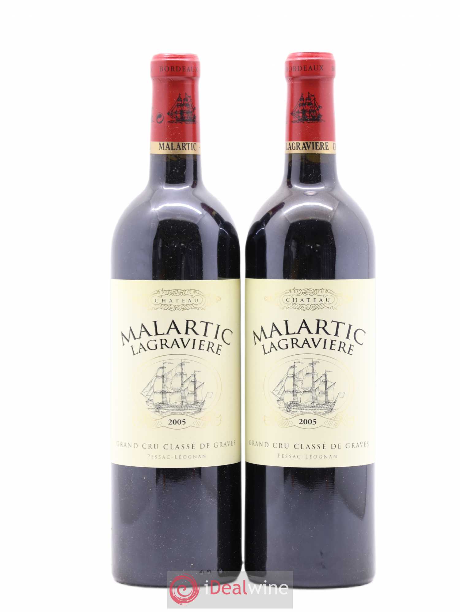 Château Malartic-Lagravière Cru Classé de Graves 2005 - Lot de 2 bouteilles - 0
