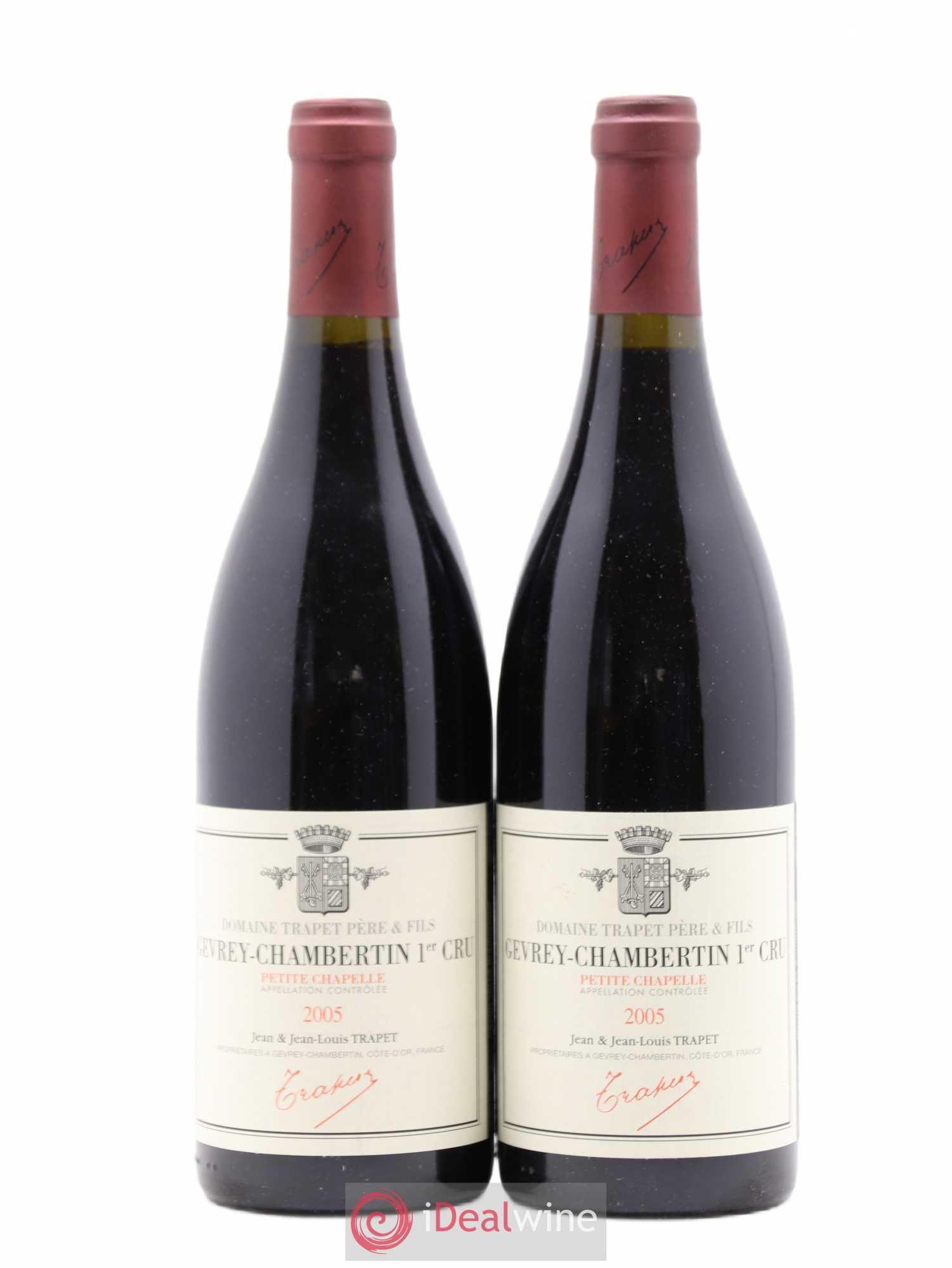 Gevrey-Chambertin 1er Cru Petite Chapelle Domaine Trapet 2005 - Lot de 2 bouteilles - 0