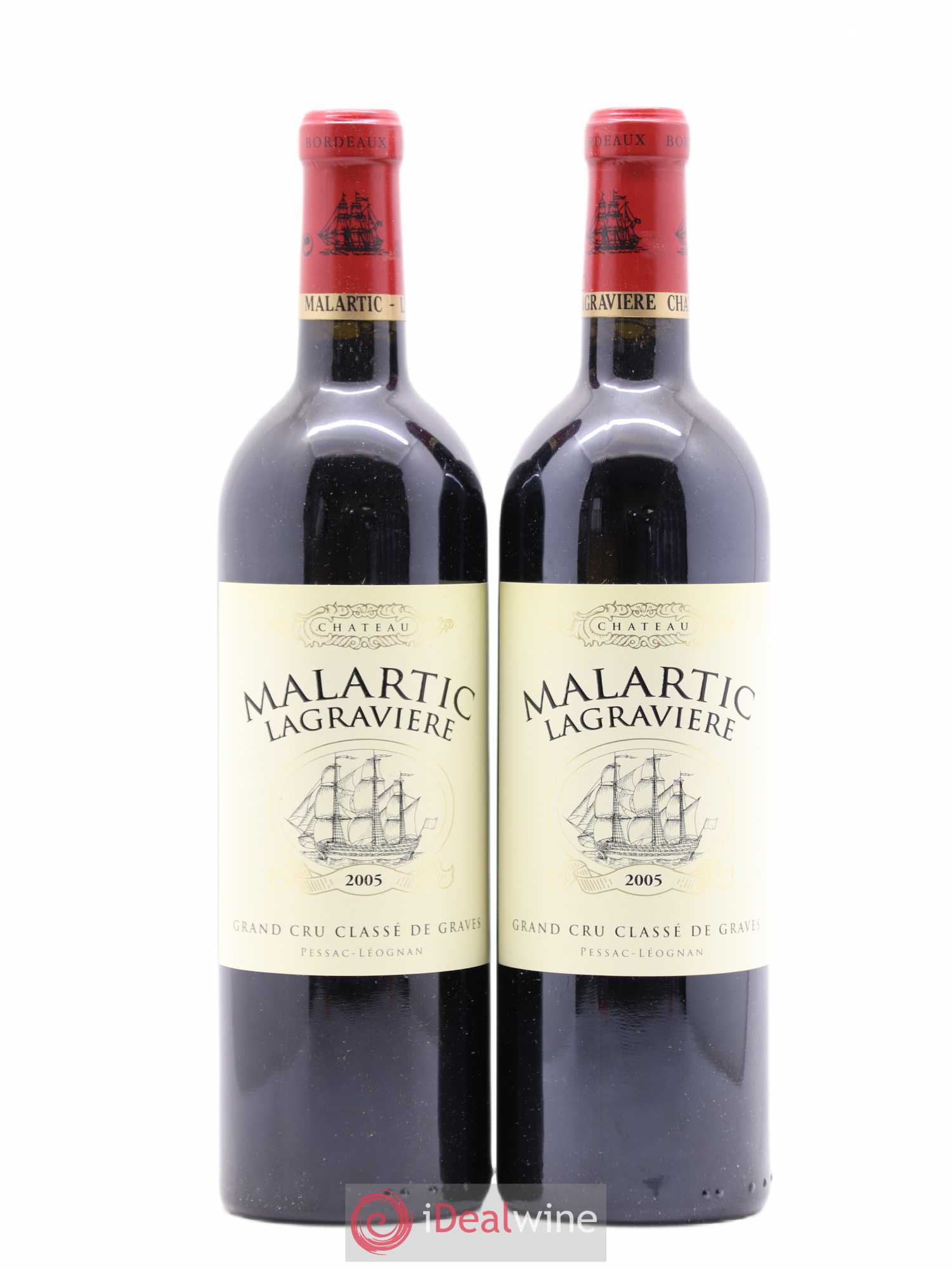 Château Malartic-Lagravière Cru Classé de Graves 2005 - Lot de 2 bouteilles - 0