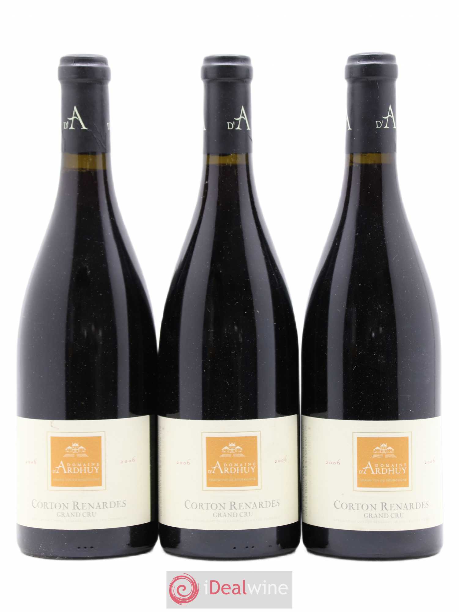 Corton Grand Cru Renardes Domaine d'Ardhuy 2006 - Posten von 3 Flaschen - 0