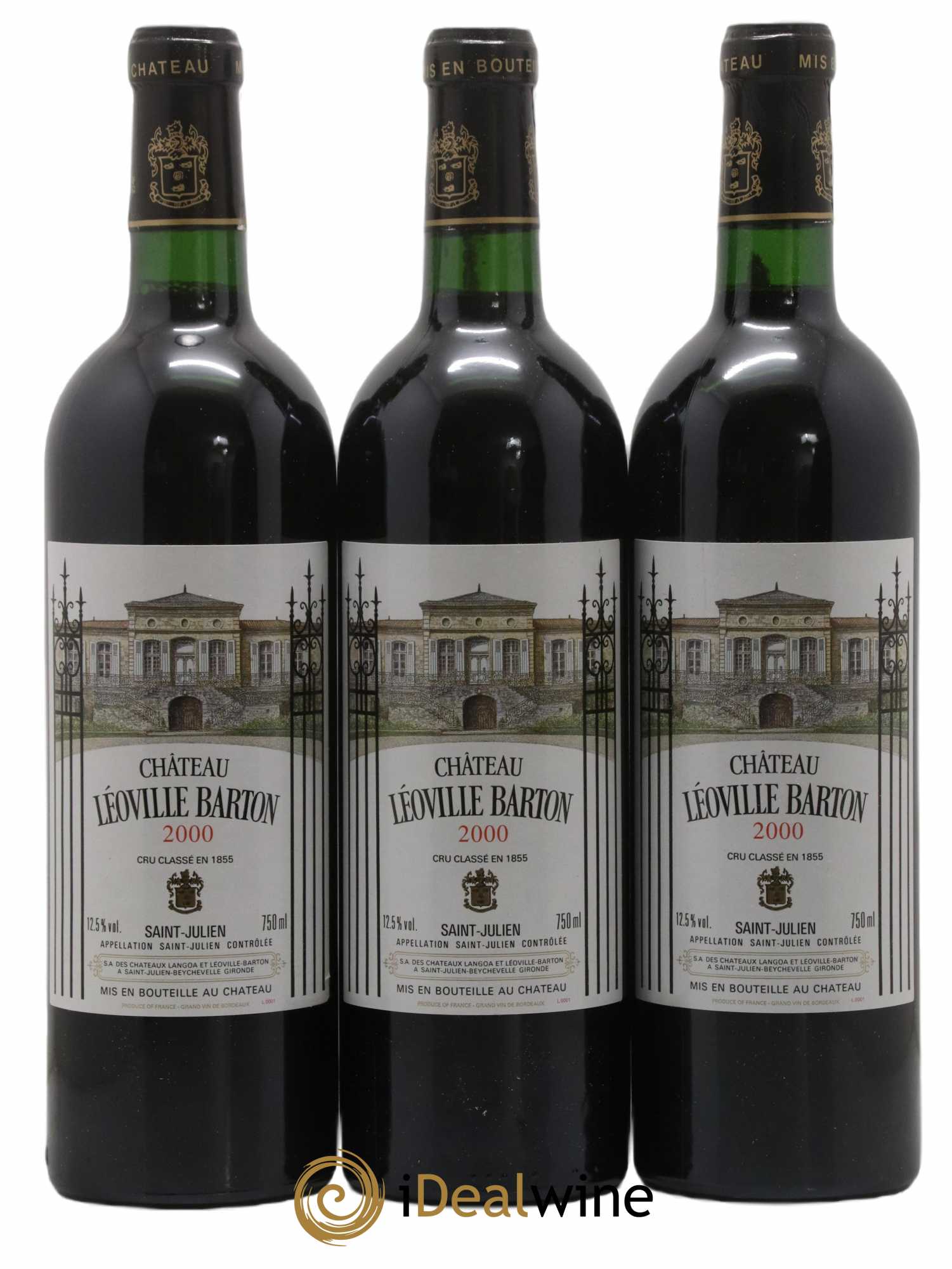 Château Léoville Barton 2ème Grand Cru Classé 2000 - Lot de 12 bouteilles - 3