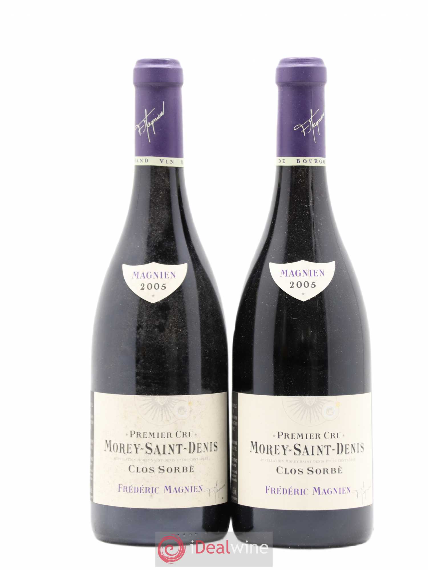 Morey-Saint-Denis 1er Cru Clos Sorbè Frédéric Magnien 2005 - Lot de 2 bouteilles - 0