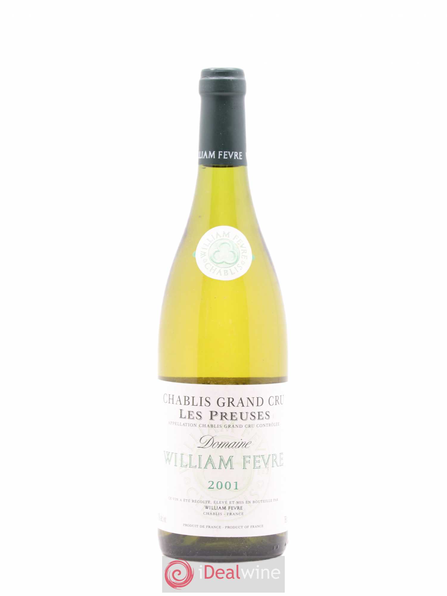 Chablis Grand Cru les Preuses William Fèvre 2001 - Lot de 1 bouteille - 0