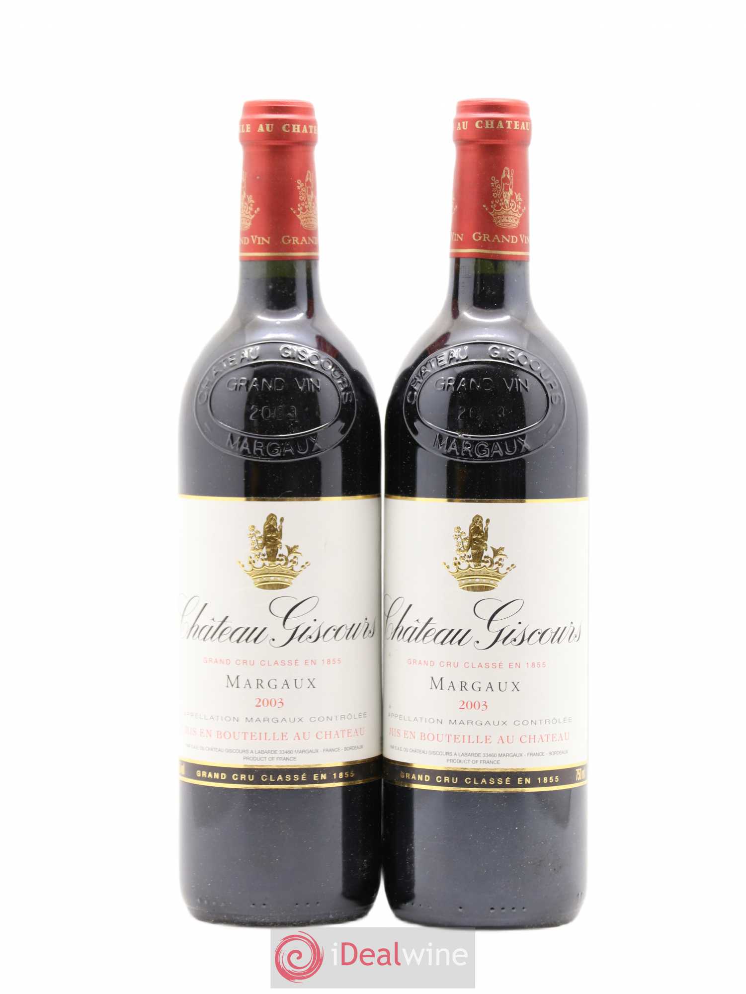 Château Giscours 3ème Grand Cru Classé 2003 - Lot de 2 bouteilles - 0