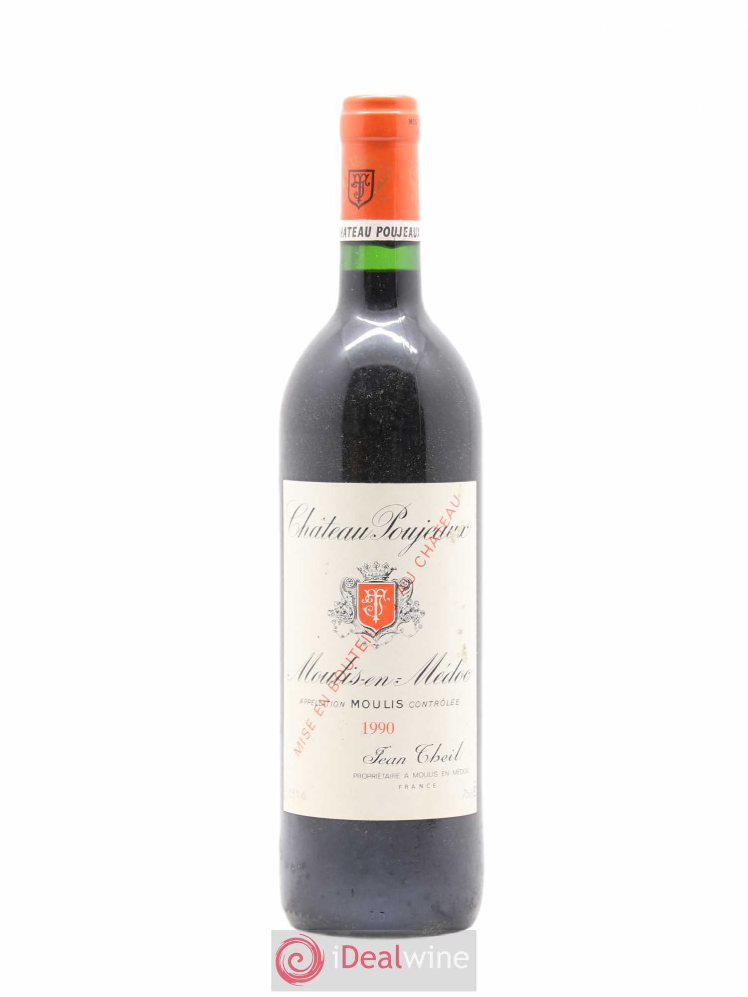 Château Poujeaux 1990 - Lot de 1 bouteille - 0