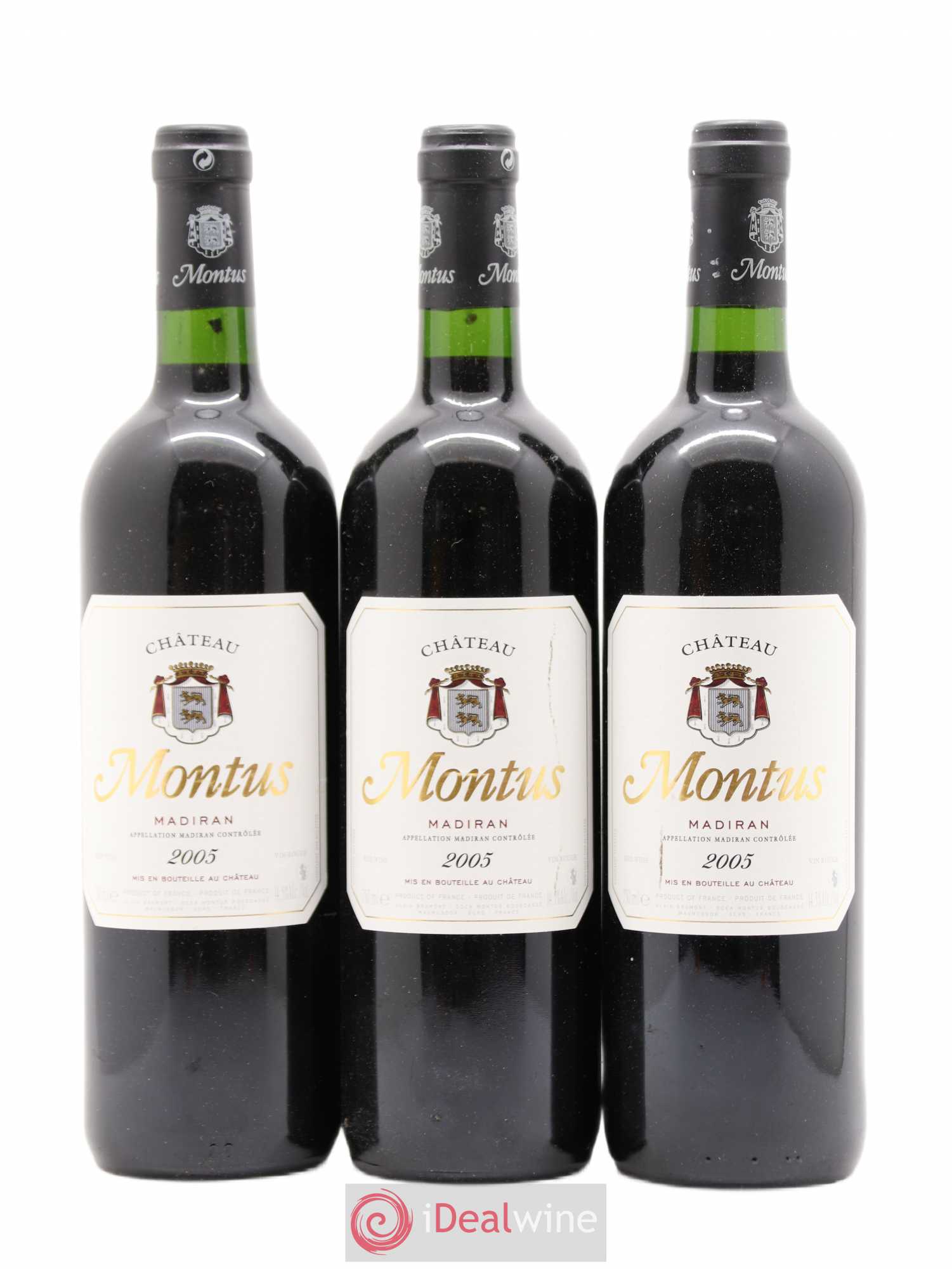 Madiran Château Montus Alain Brumont 2005 - Lot de 3 bouteilles - 0