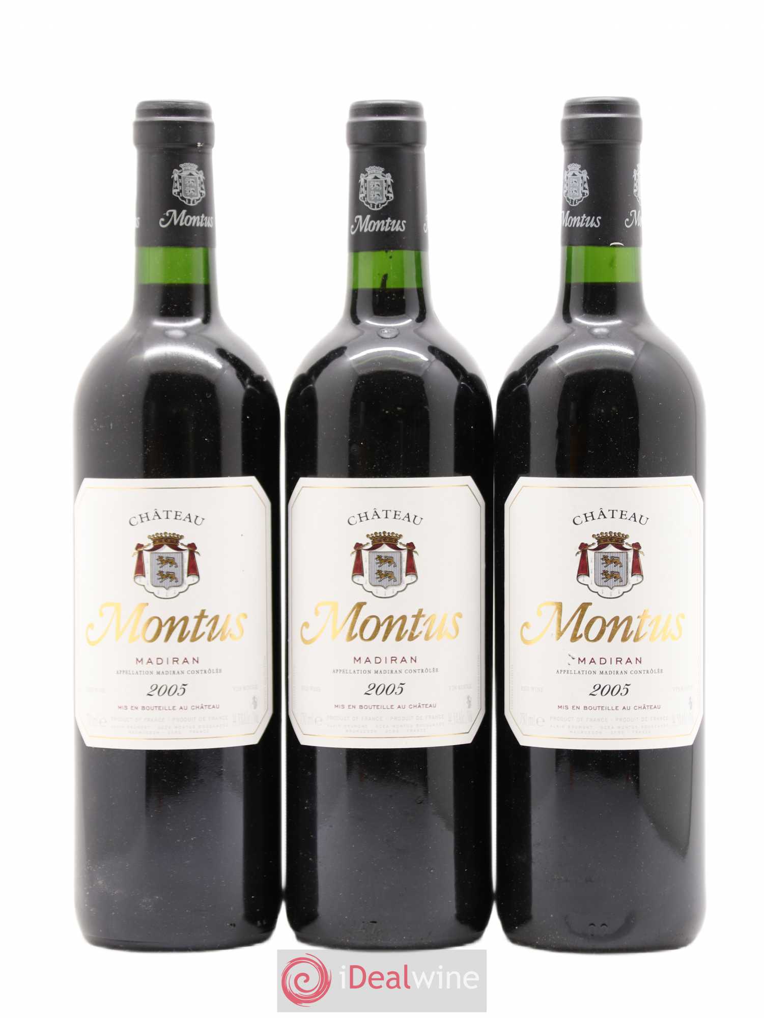 Madiran Château Montus Alain Brumont 2005 - Lot de 3 bouteilles - 0