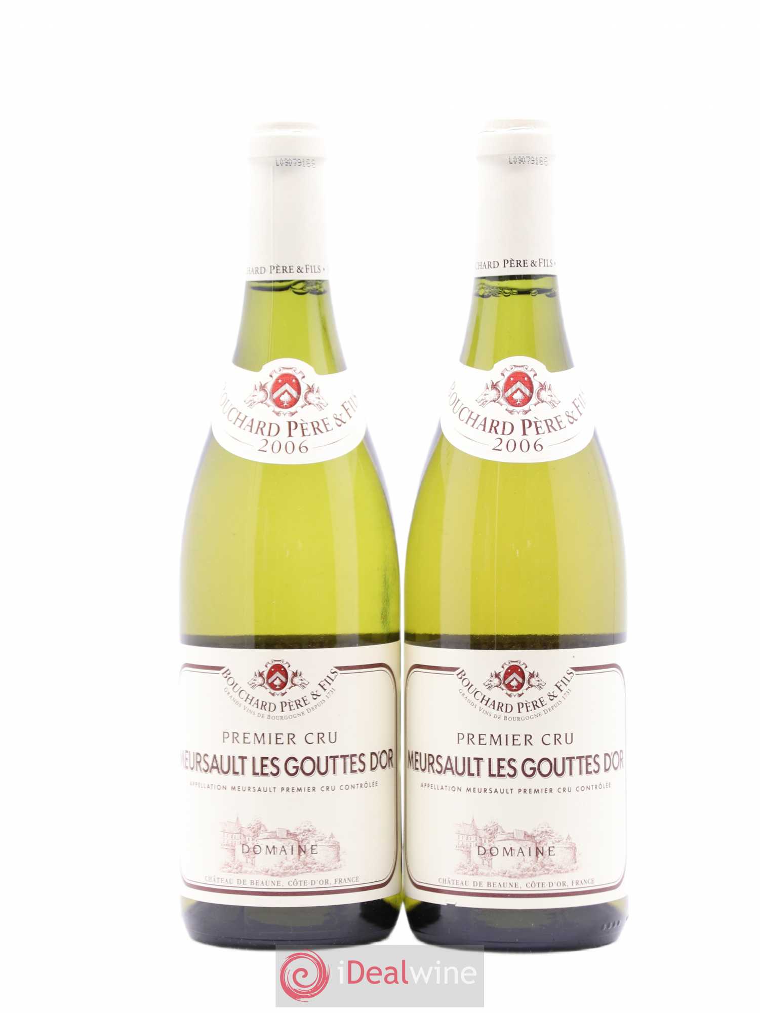 Meursault 1er Cru Les Gouttes d'Or Bouchard Père & Fils 2006 - Lot de 2 bouteilles - 0