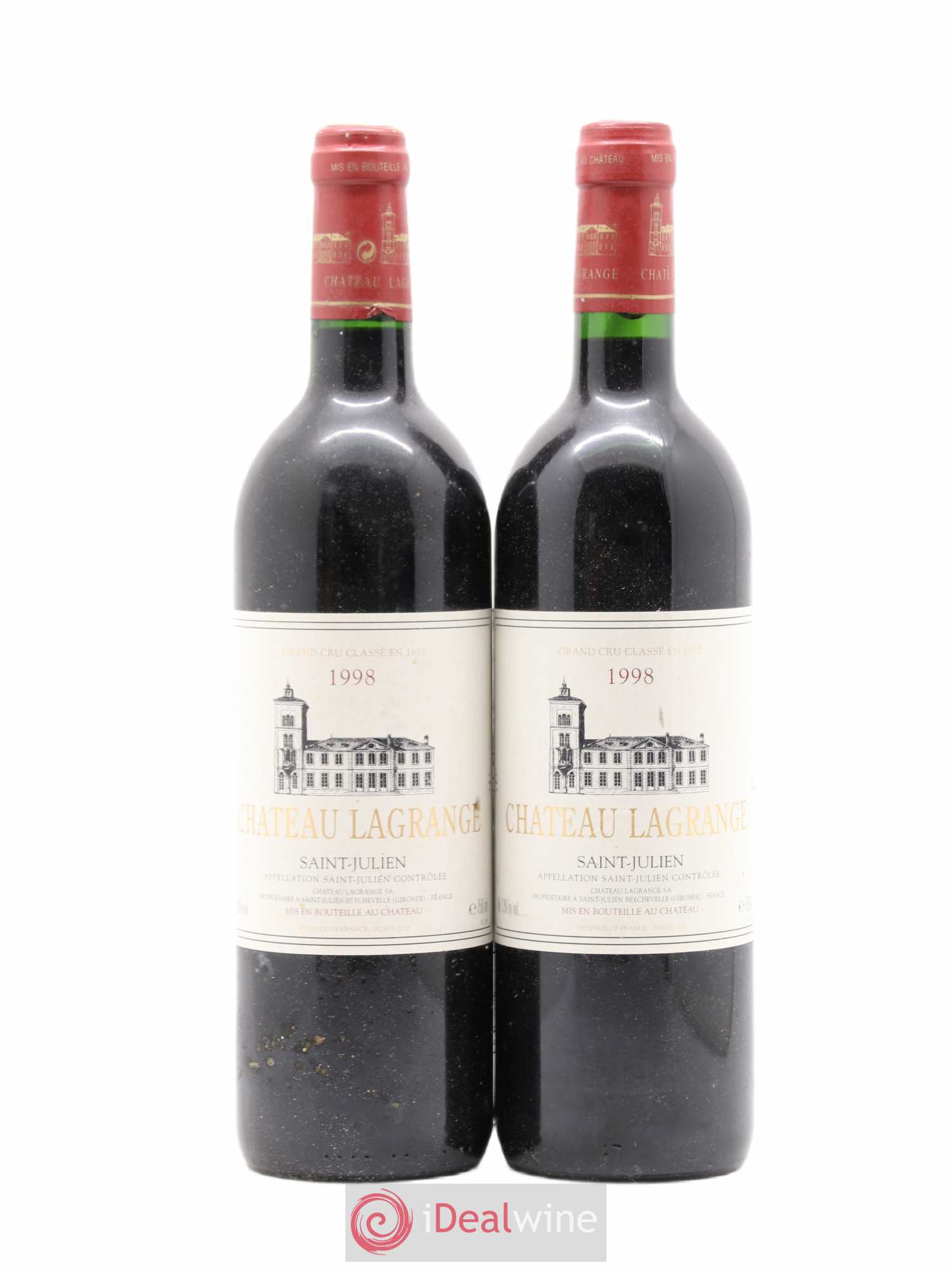 Château Lagrange 3ème Grand Cru Classé 1998 - Lot de 2 bouteilles - 0