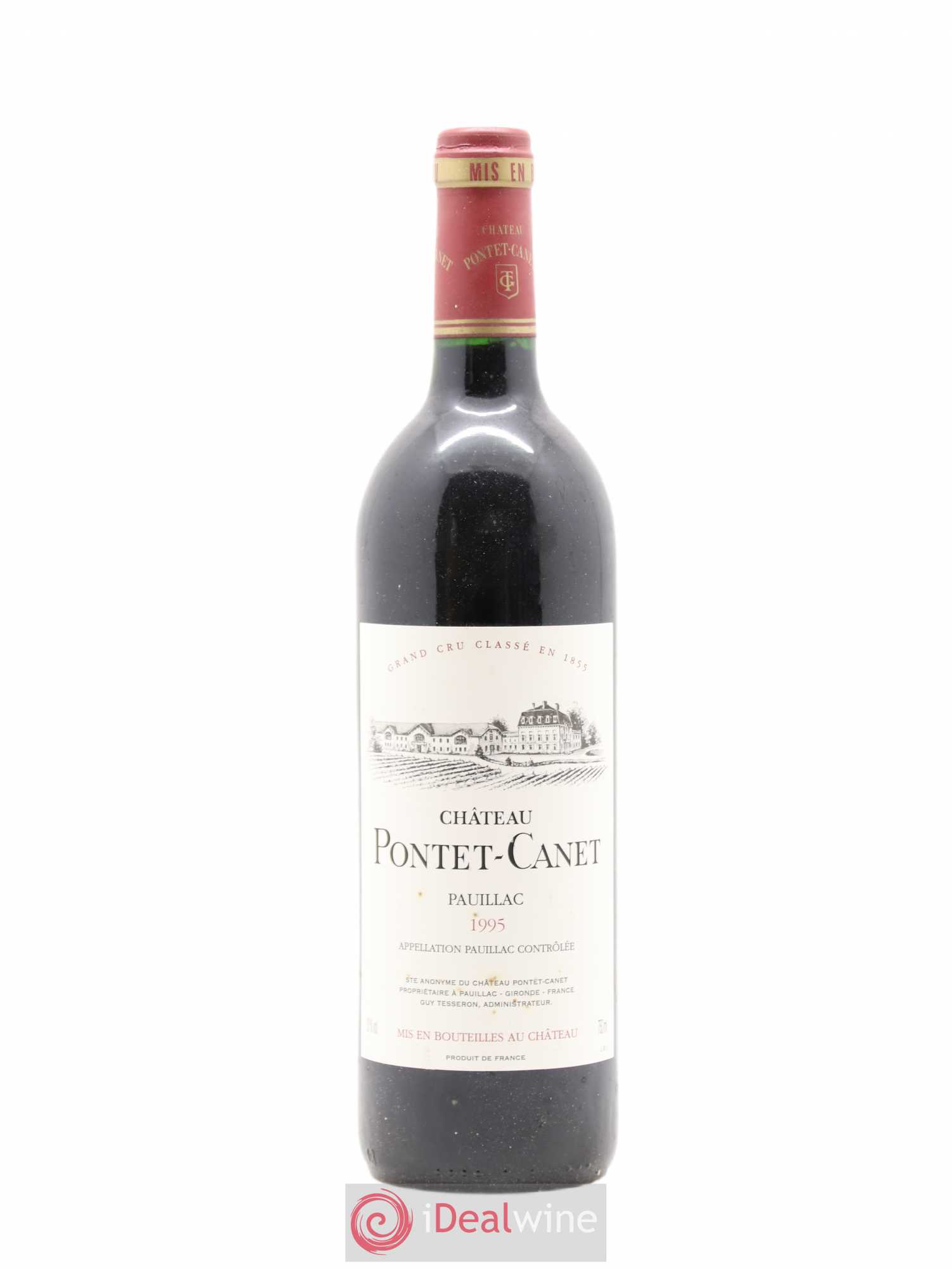 Château Pontet Canet 5ème Grand Cru Classé 1995 - Lot de 1 bouteille - 0