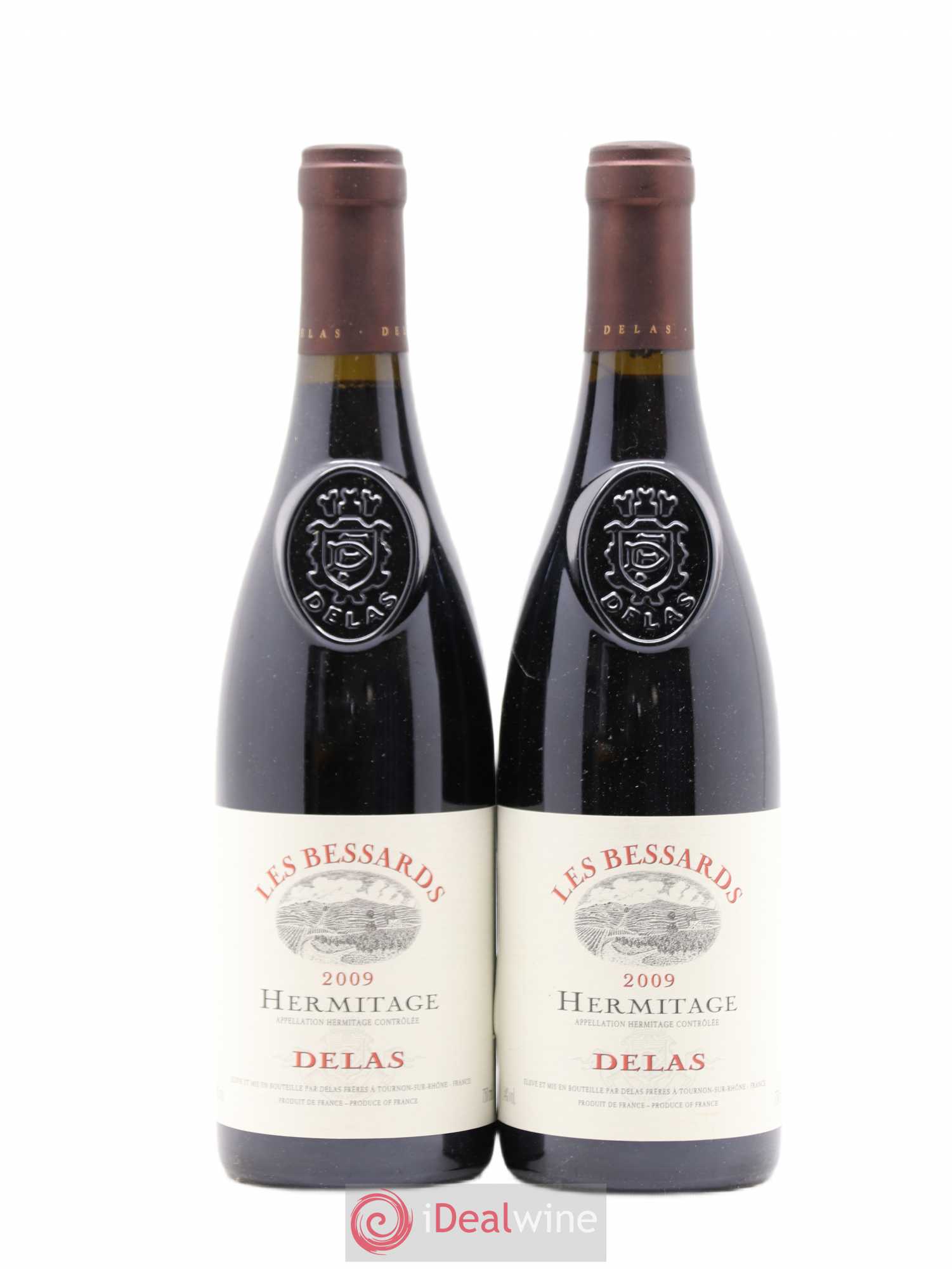 Hermitage Les Bessards Delas Frères 2009 - Lot de 2 bouteilles - 0