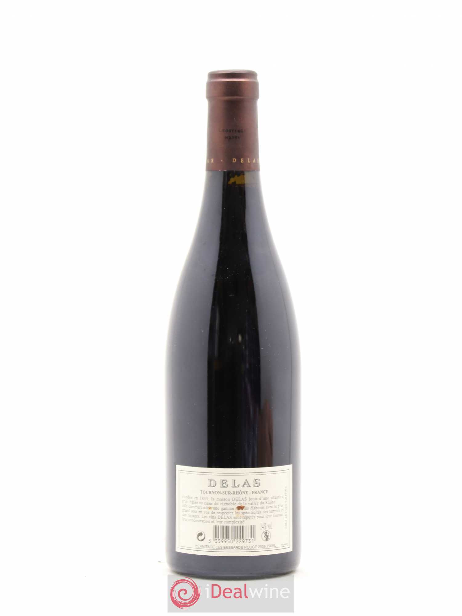 Hermitage Les Bessards Delas Frères 2009 - Lot de 1 bouteille - 1