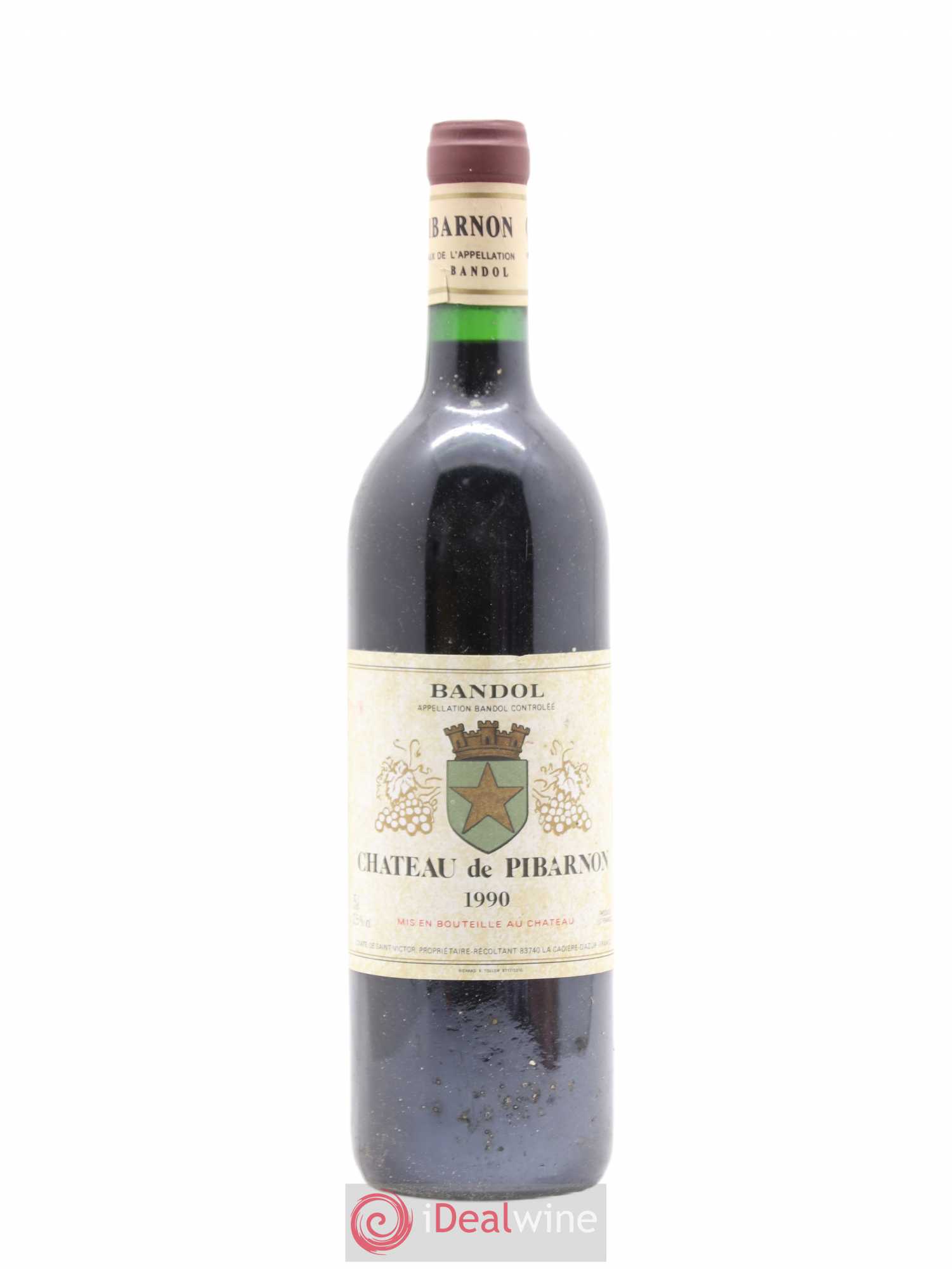 Bandol Château de Pibarnon Comte de Saint-Victor 1990 - Lot de 1 bouteille - 0