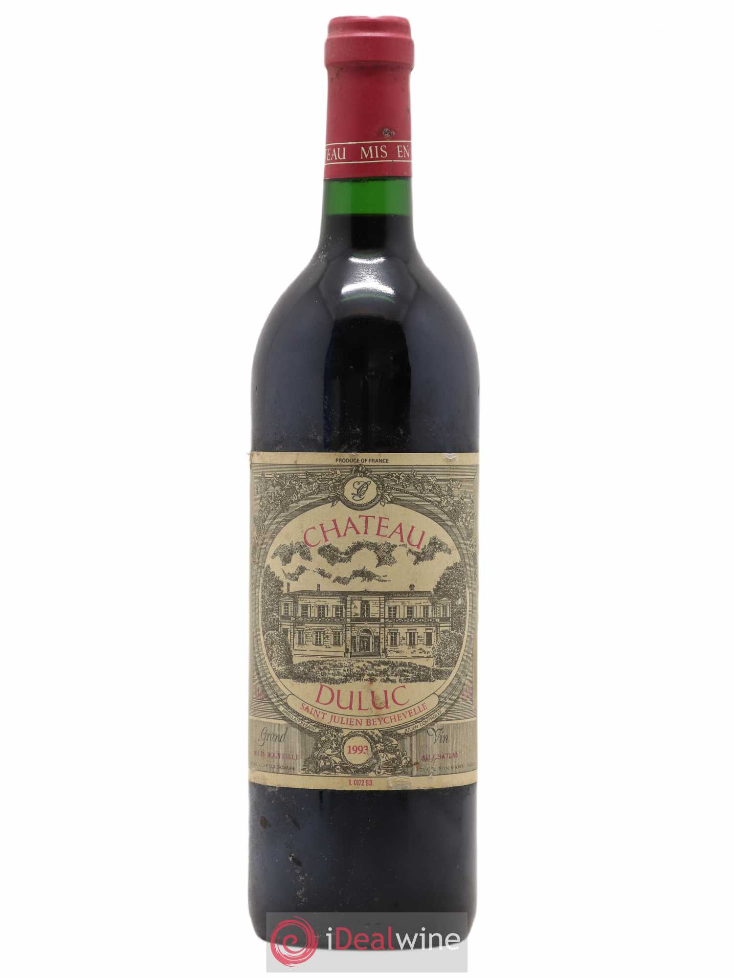 Duluc de Branaire Second Vin 1993 - Lot de 1 bouteille - 0