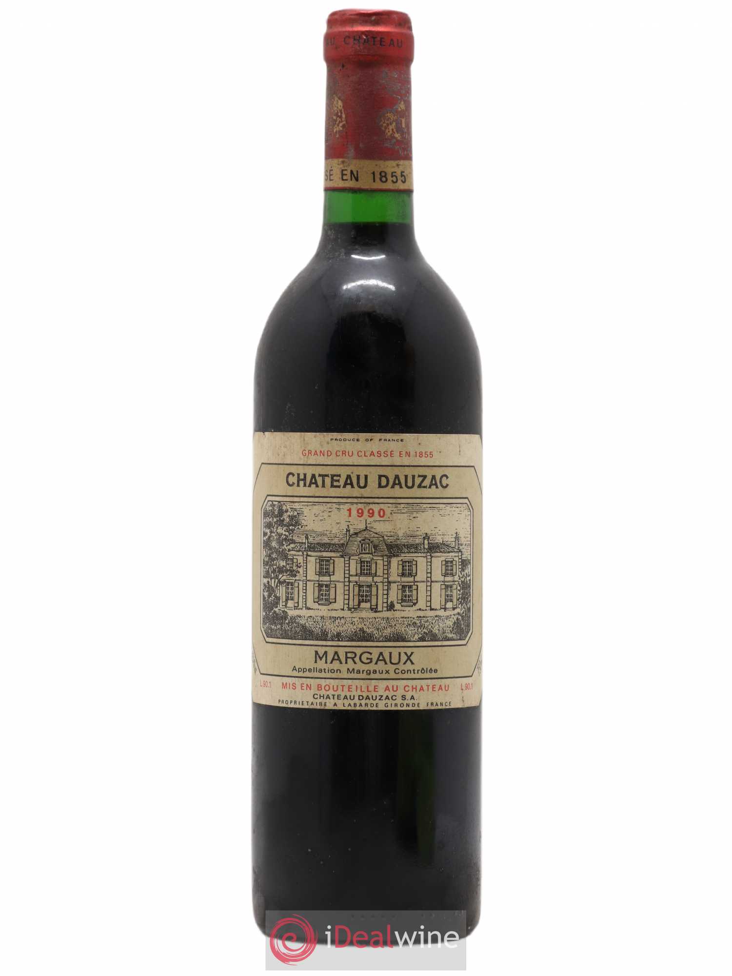 Château Dauzac 5ème Grand Cru Classé 1990 - Lot de 1 bouteille - 0