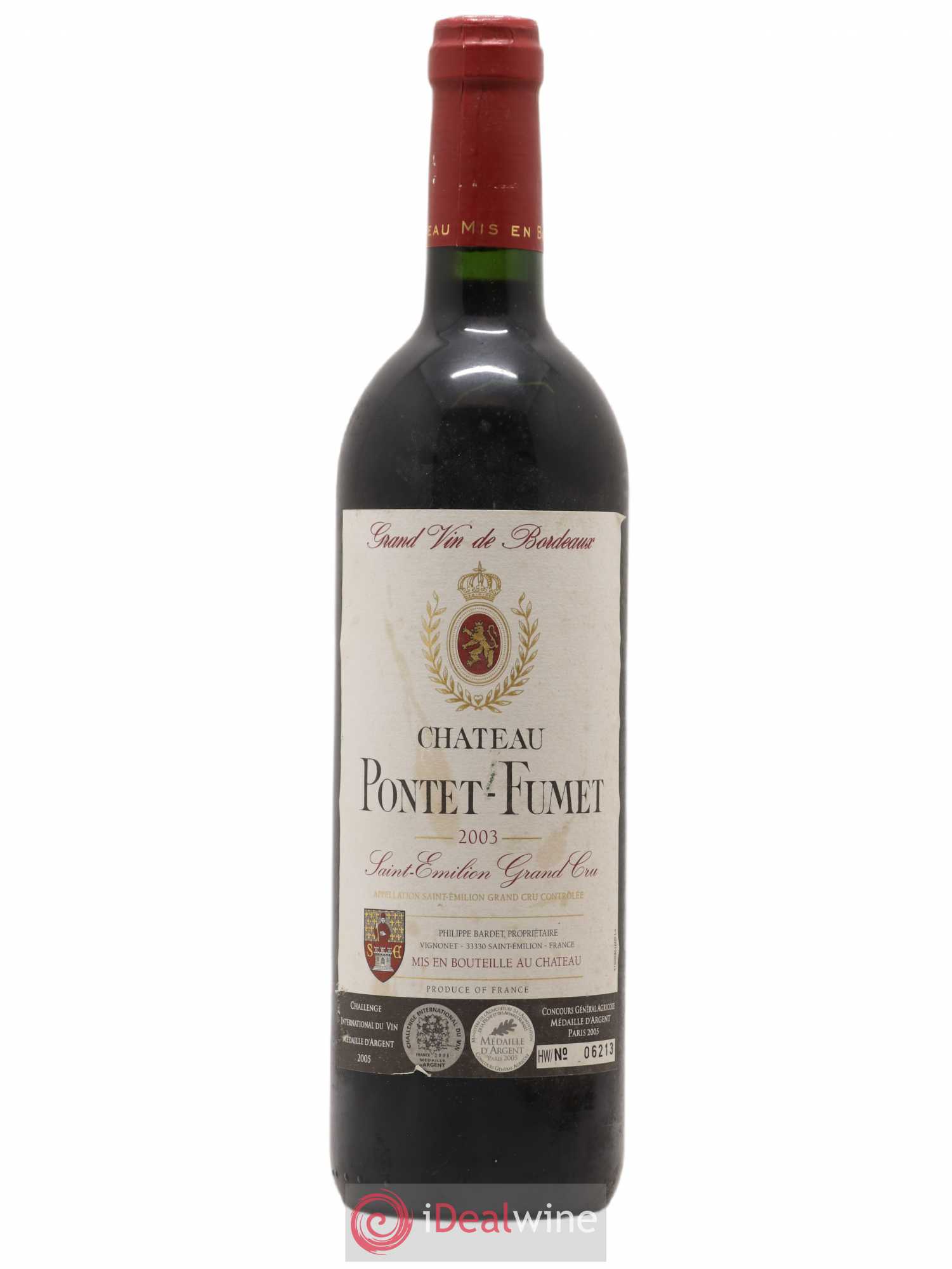 Pontet-Fumet 2003 - Lot de 1 bouteille - 0