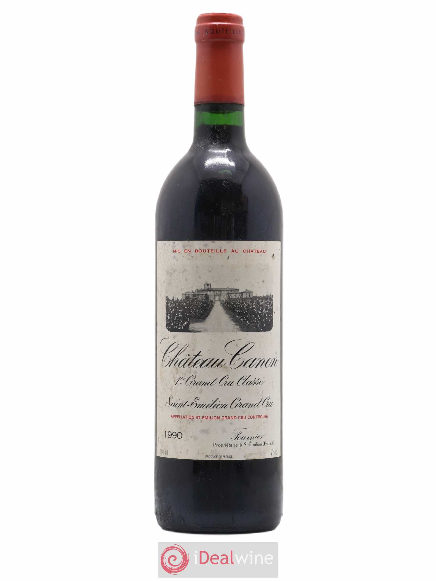 Château Canon 1er Grand Cru Classé B 1990 - Lot de 1 bouteille - 0