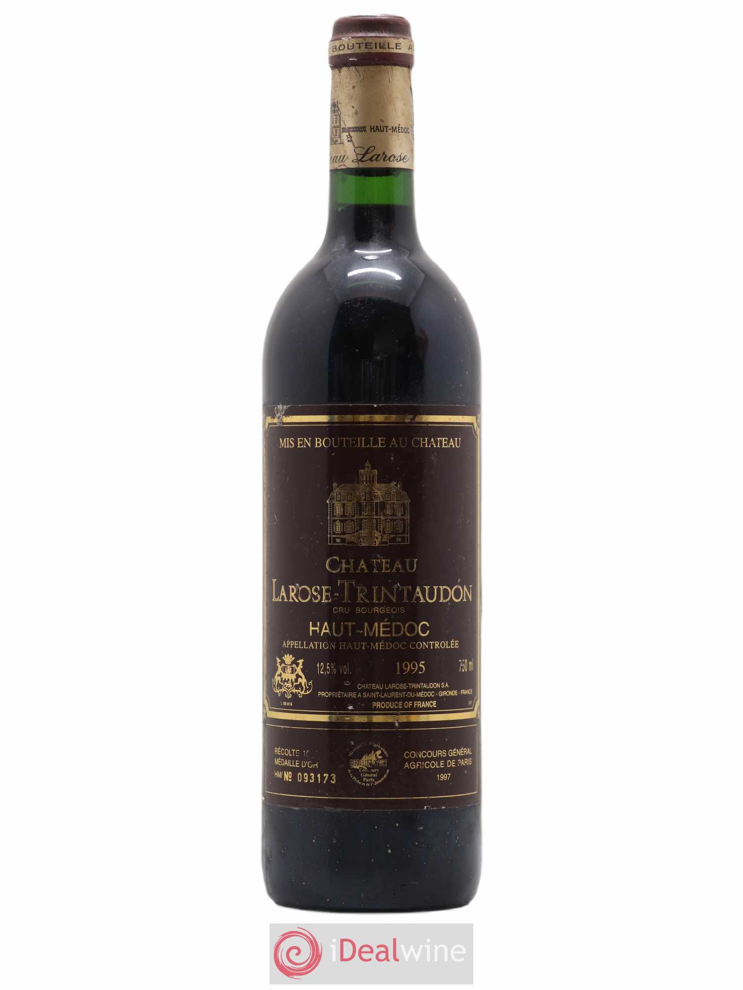 Château Larose Trintaudon Cru Bourgeois 1995 - Lot de 1 bouteille - 0