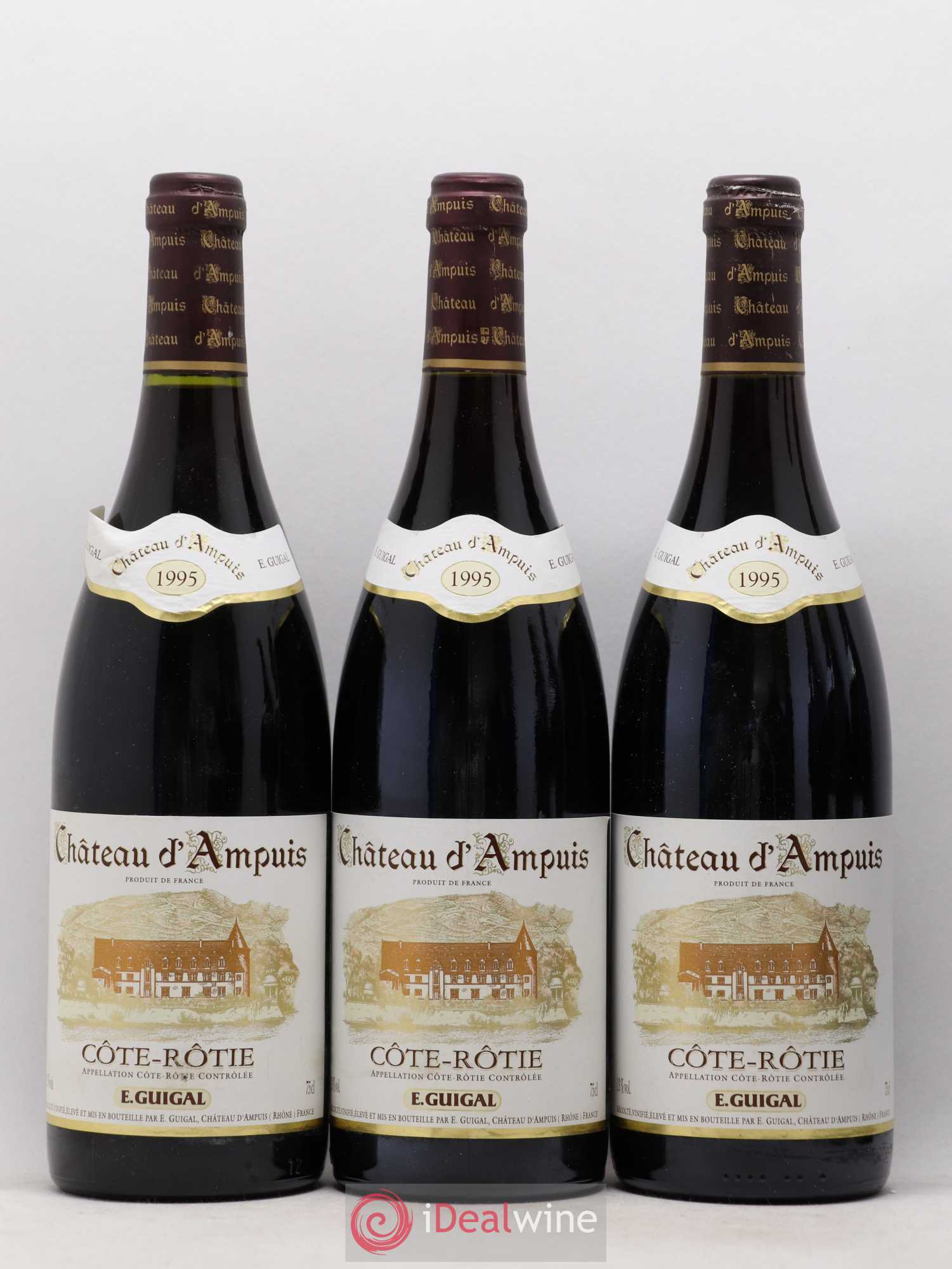 Côte-Rôtie Château d'Ampuis Guigal 1995 - Lot de 6 bouteilles - 1