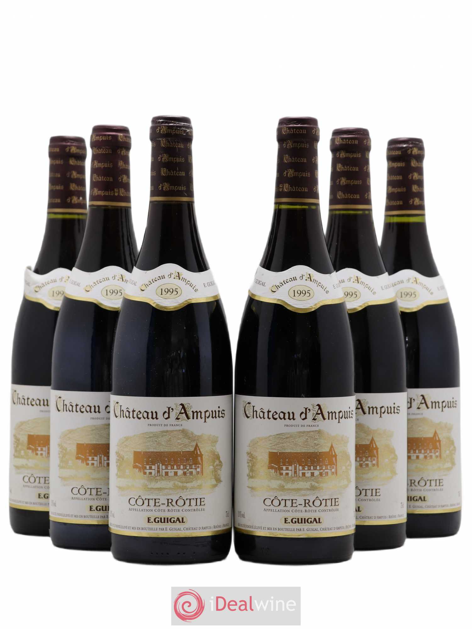 Côte-Rôtie Château d'Ampuis Guigal 1995 - Lot de 6 bouteilles - 0
