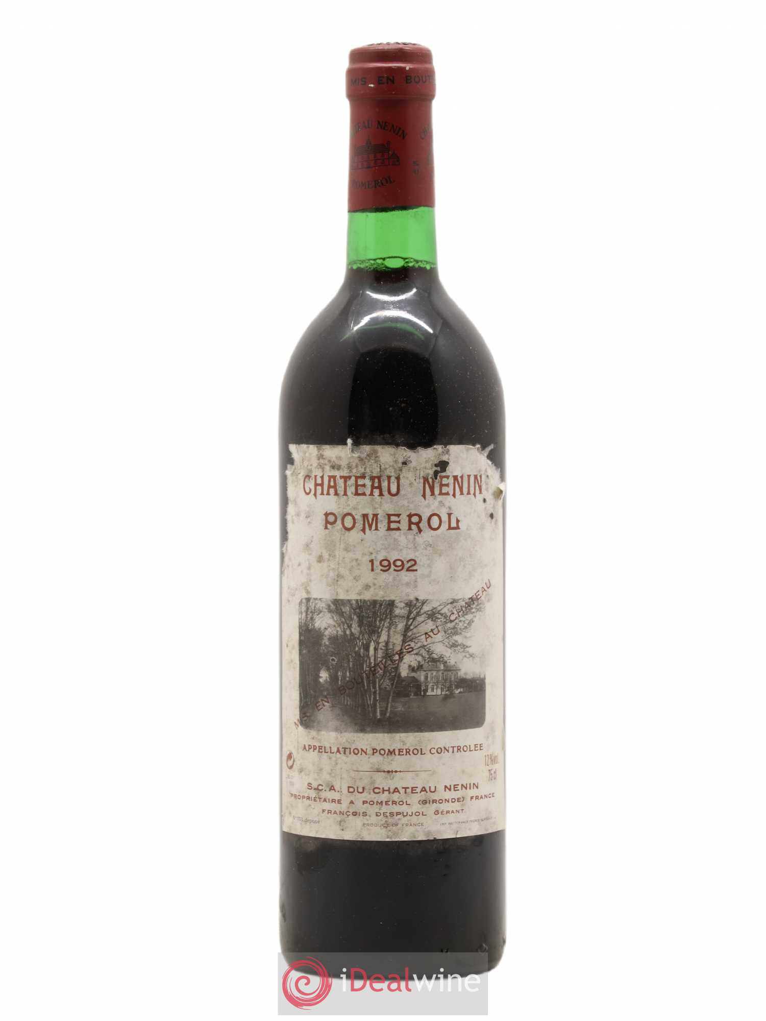 Château Nenin 1992 - Lot de 1 bouteille - 0