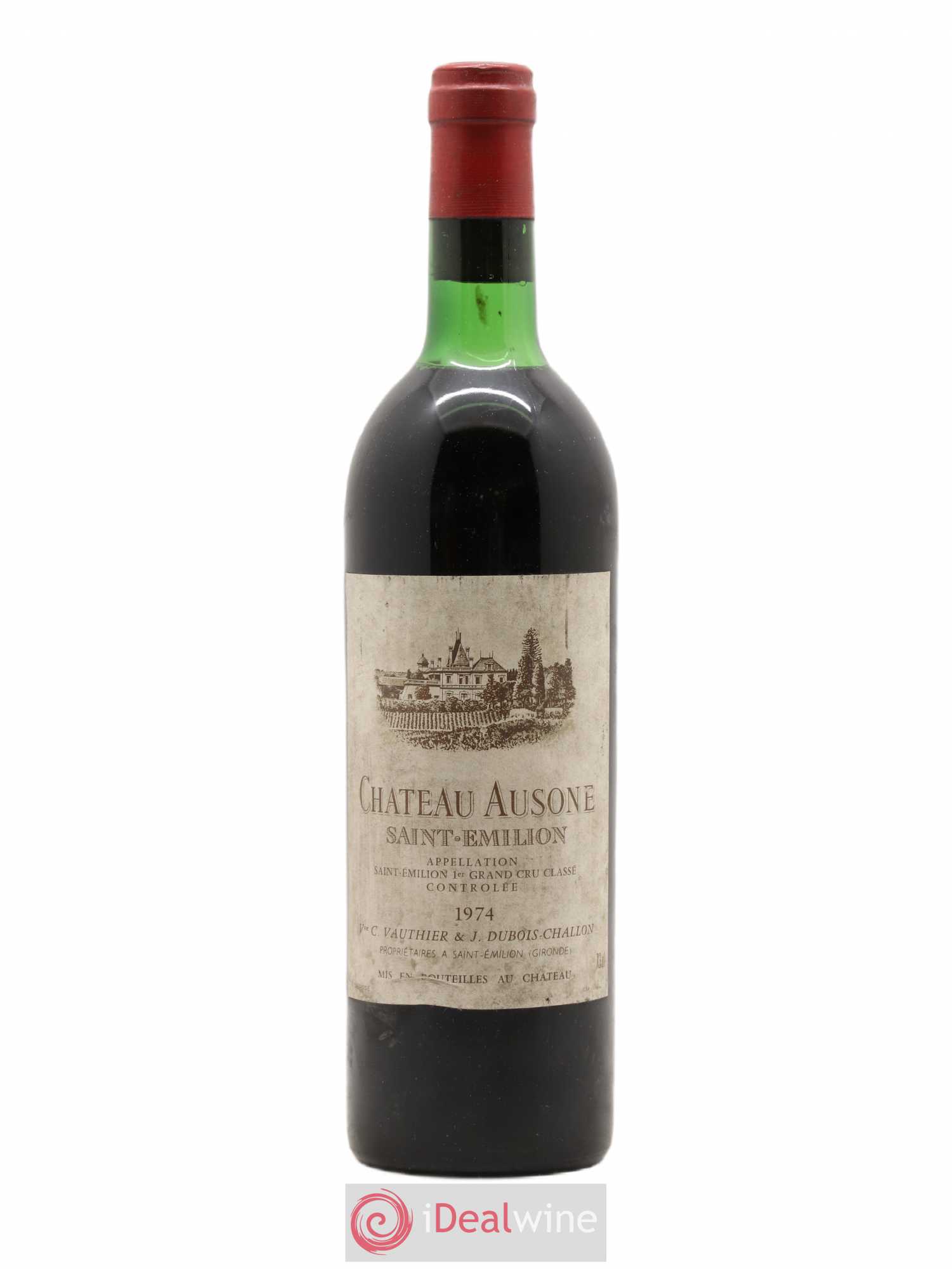 Château Ausone 1er Grand Cru Classé A 1974 - Lot de 1 bouteille - 0