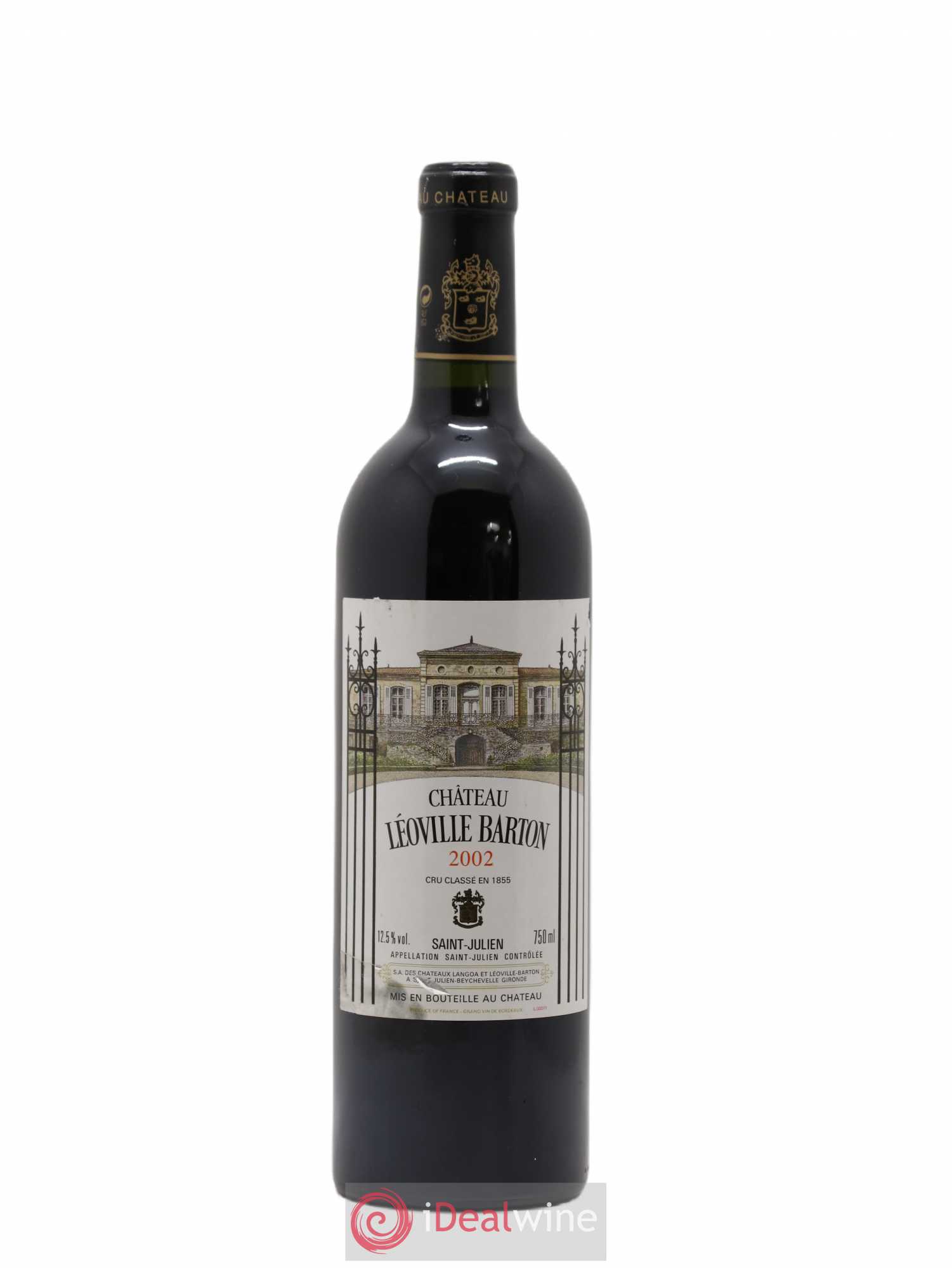 Château Léoville Barton 2ème Grand Cru Classé 2002 - Lot de 1 bouteille - 0