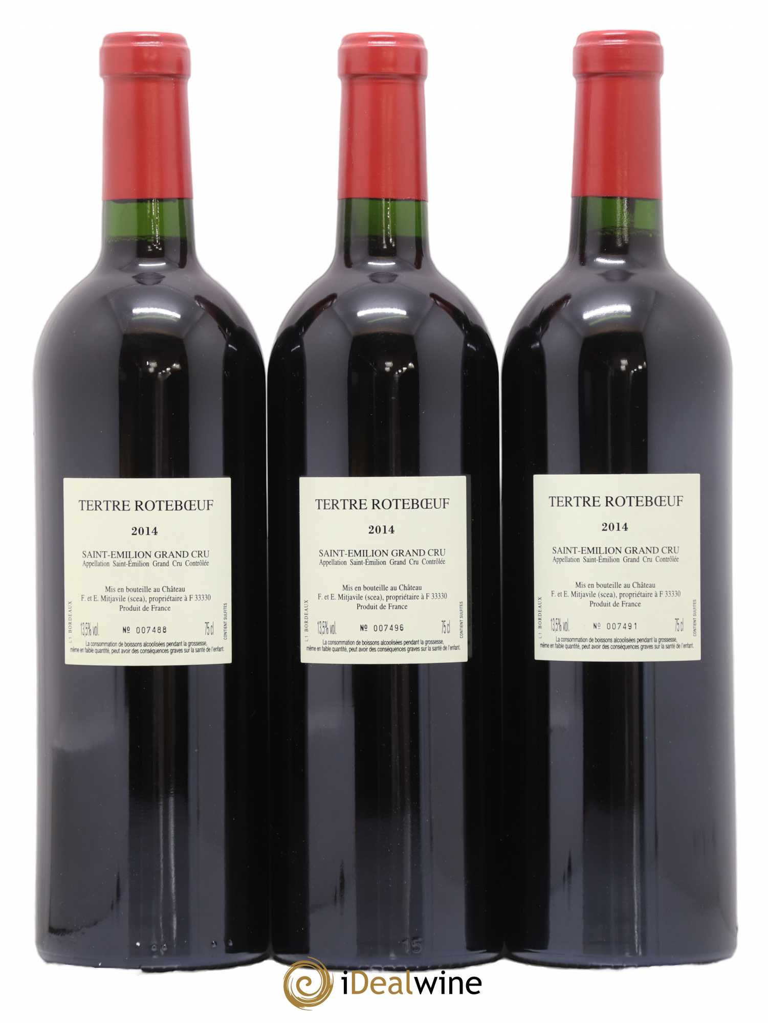 Château Tertre Roteboeuf 2014 - Lot de 3 bouteilles - 1
