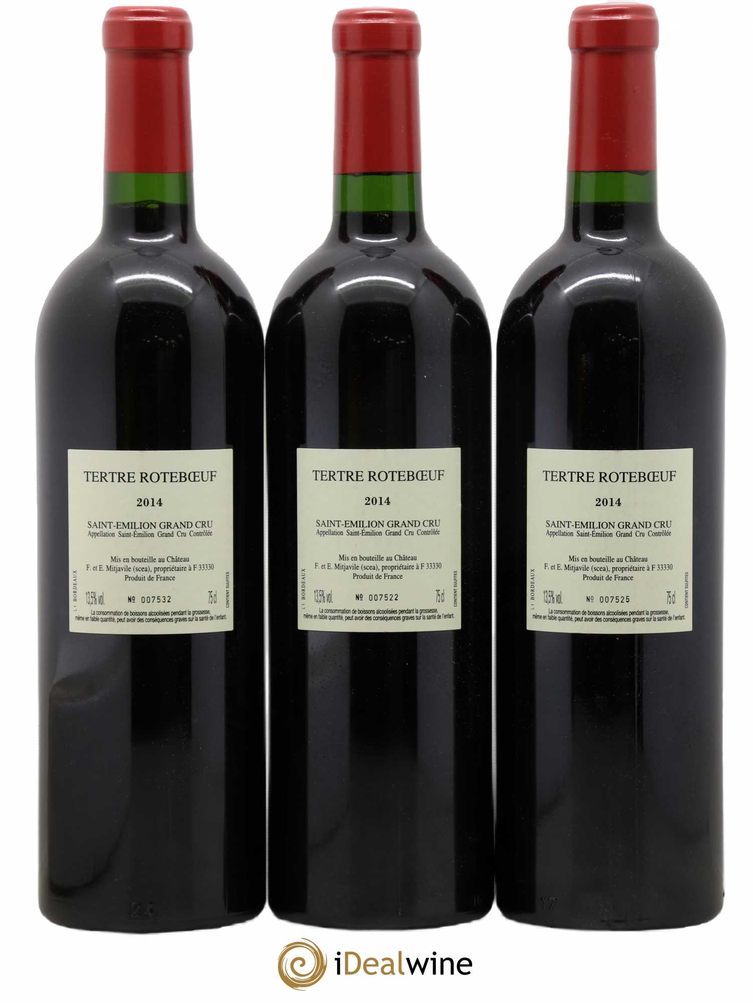 Château Tertre Roteboeuf 2014 - Lot de 3 bouteilles - 1