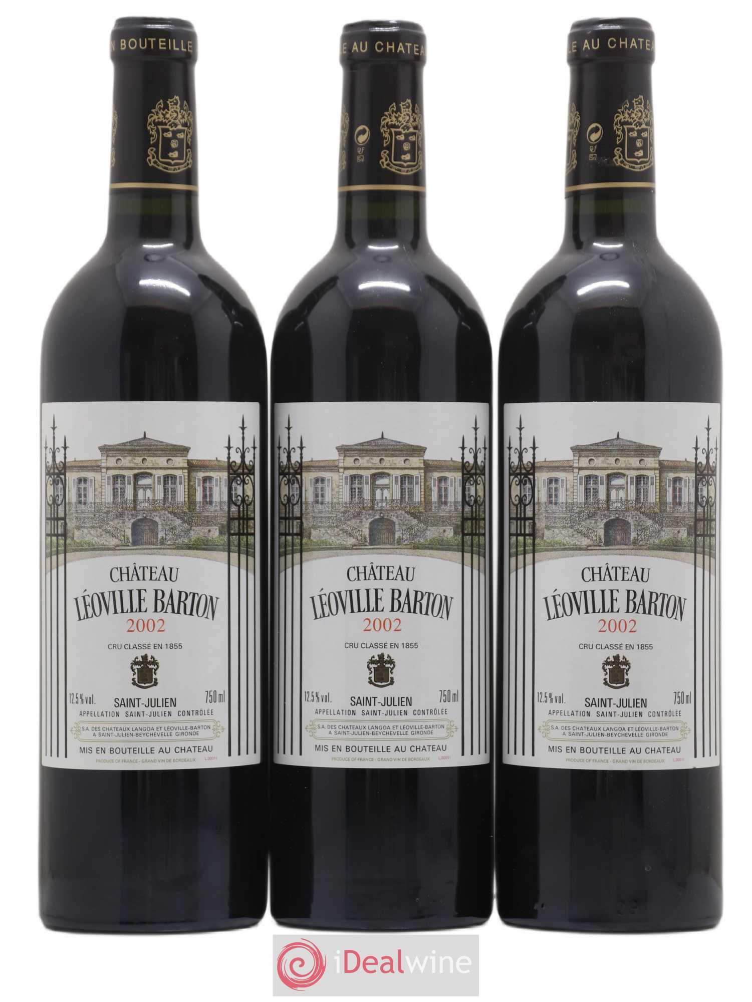 Château Léoville Barton 2ème Grand Cru Classé 2002 - Lot de 6 bouteilles - 2