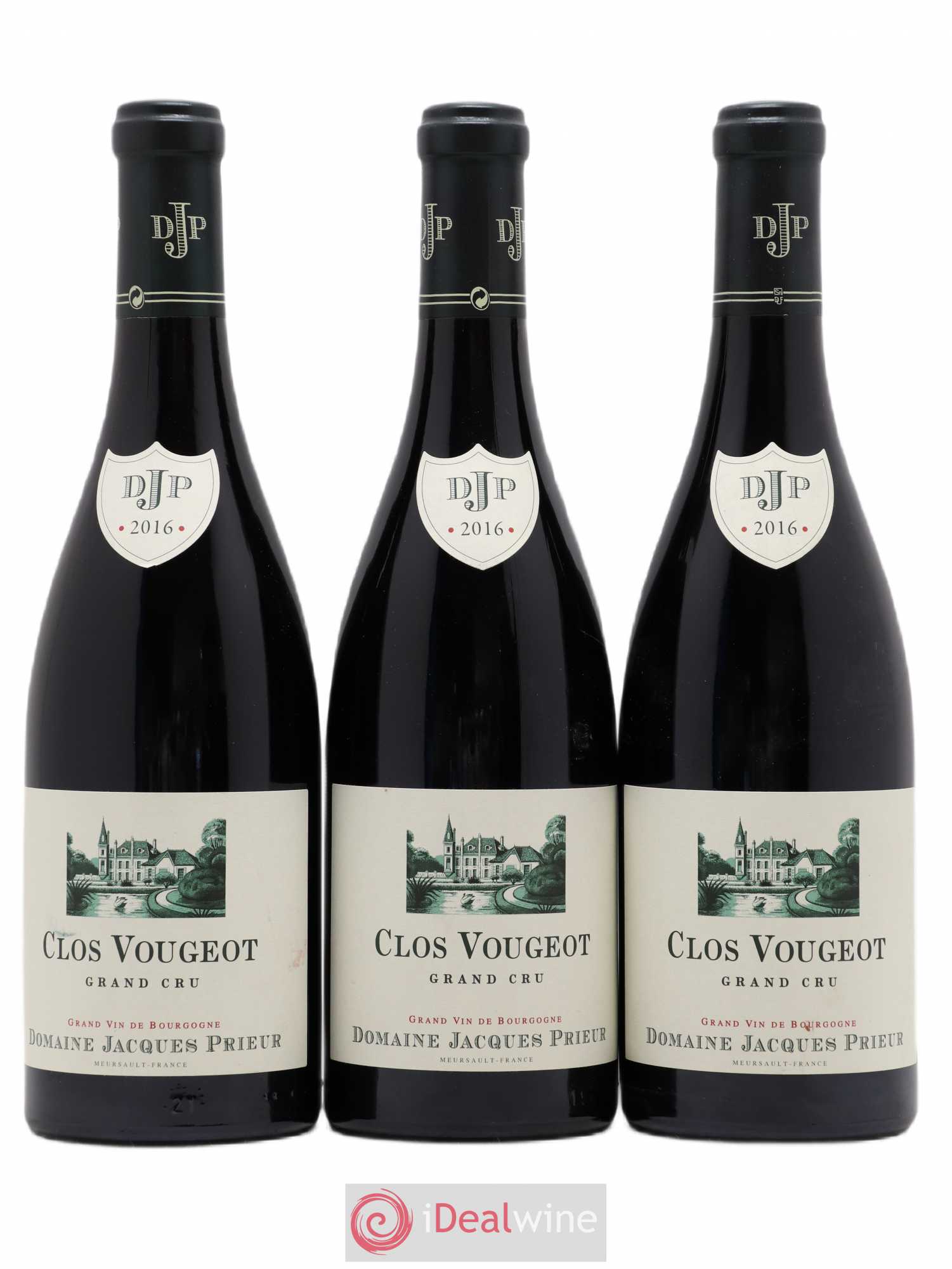 Clos de Vougeot Grand Cru Jacques Prieur (Domaine) 2016 - Lot de 3 bouteilles - 0