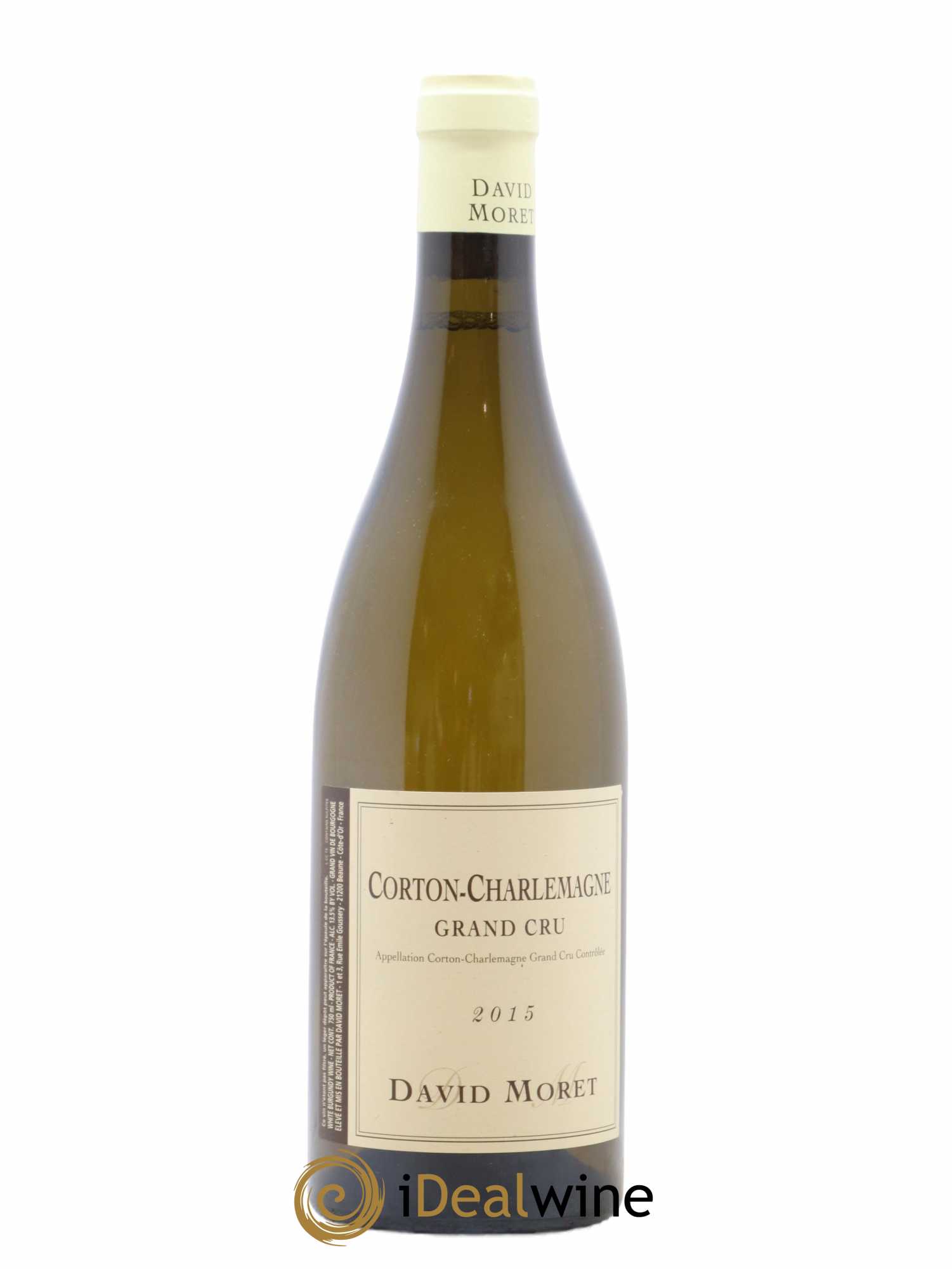 Corton-Charlemagne Grand Cru David Moret (Domaine) 2015 - Lot de 1 bouteille - 0