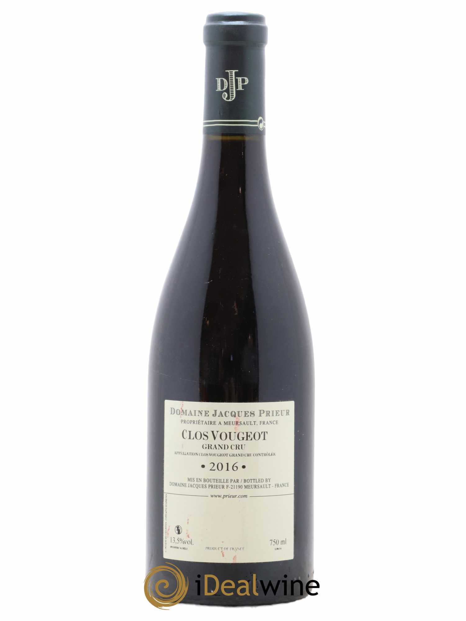 Clos de Vougeot Grand Cru Jacques Prieur (Domaine) 2016 - Lot de 1 bouteille - 1