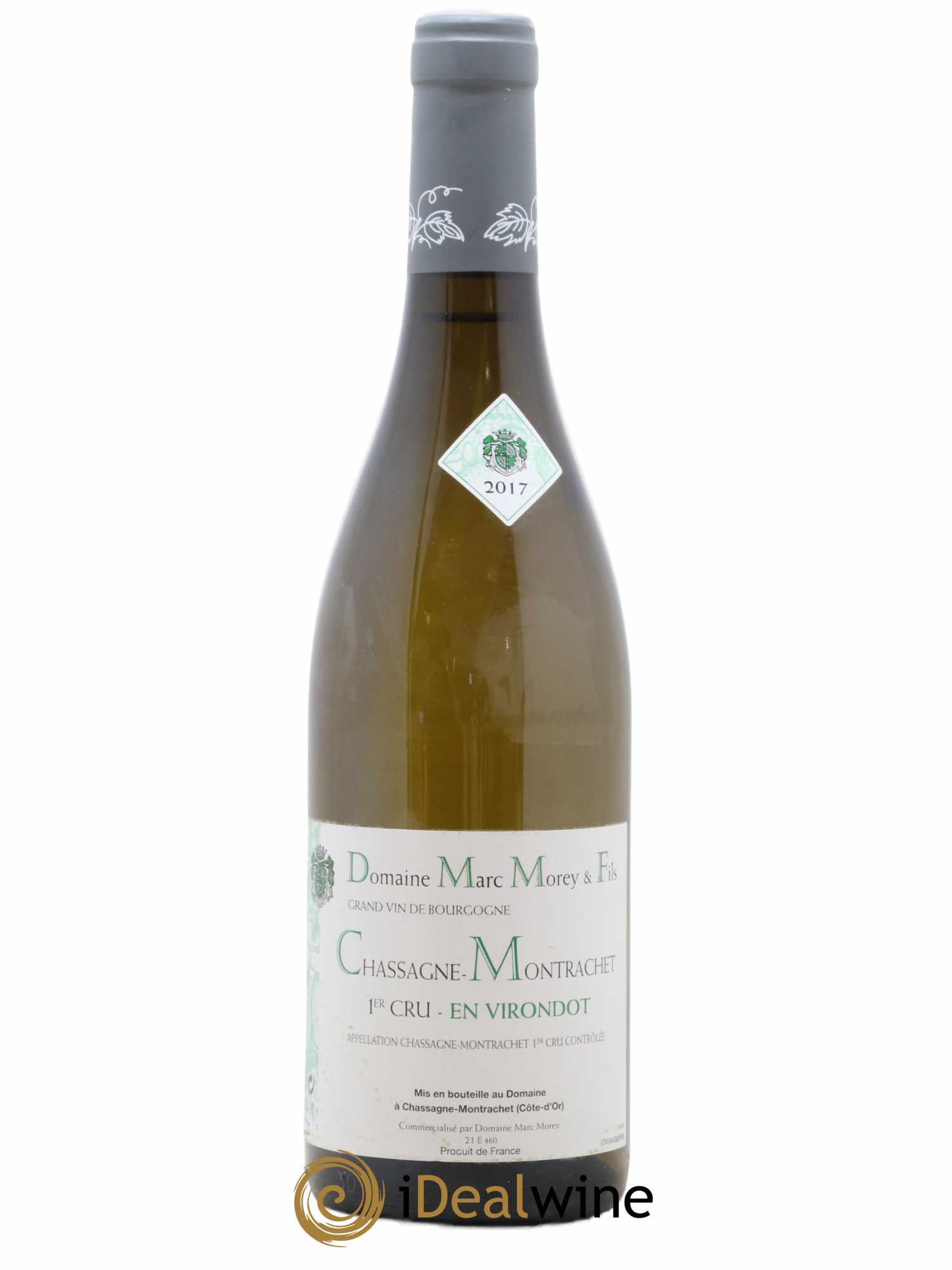 Chassagne-Montrachet 1er Cru En Virondot Marc Morey 2017 - Lot de 1 bouteille - 0