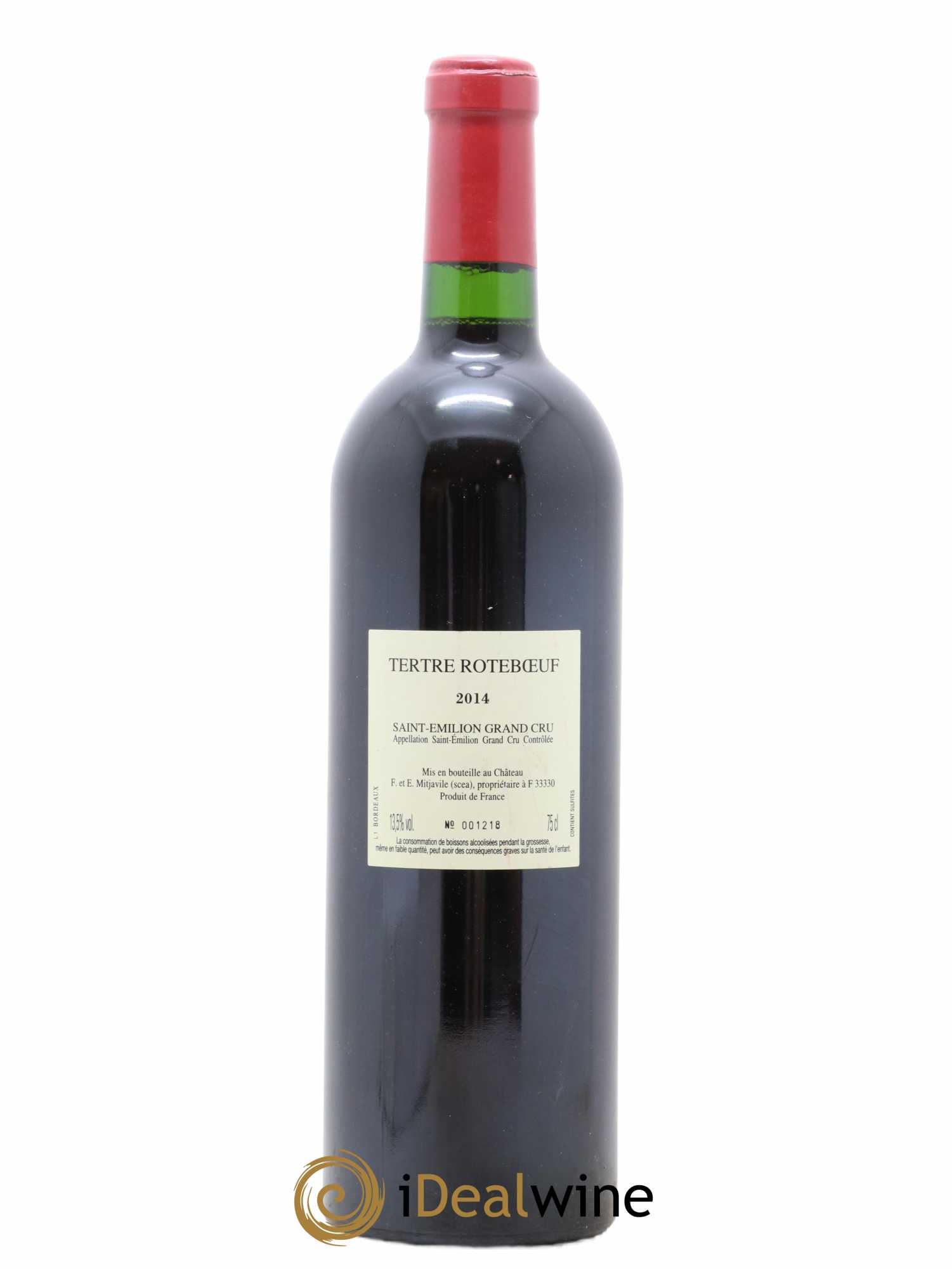 Château Tertre Roteboeuf 2014 - Lot de 1 bouteille - 1