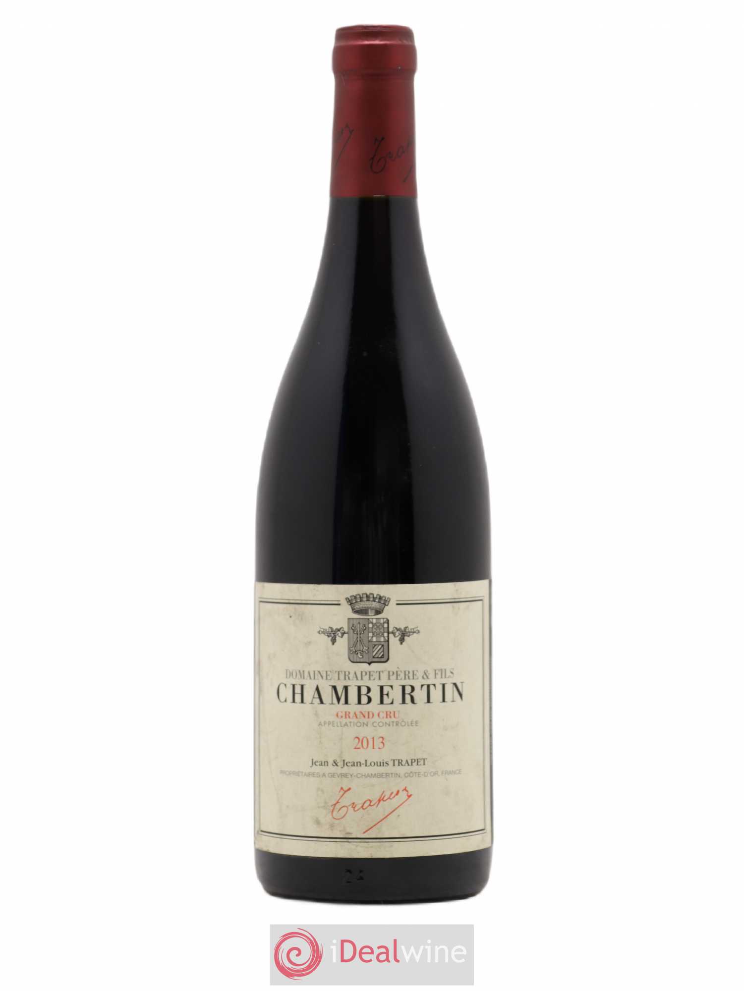 Chambertin Grand Cru Domaine Trapet 2013 - Lot de 1 bouteille - 0