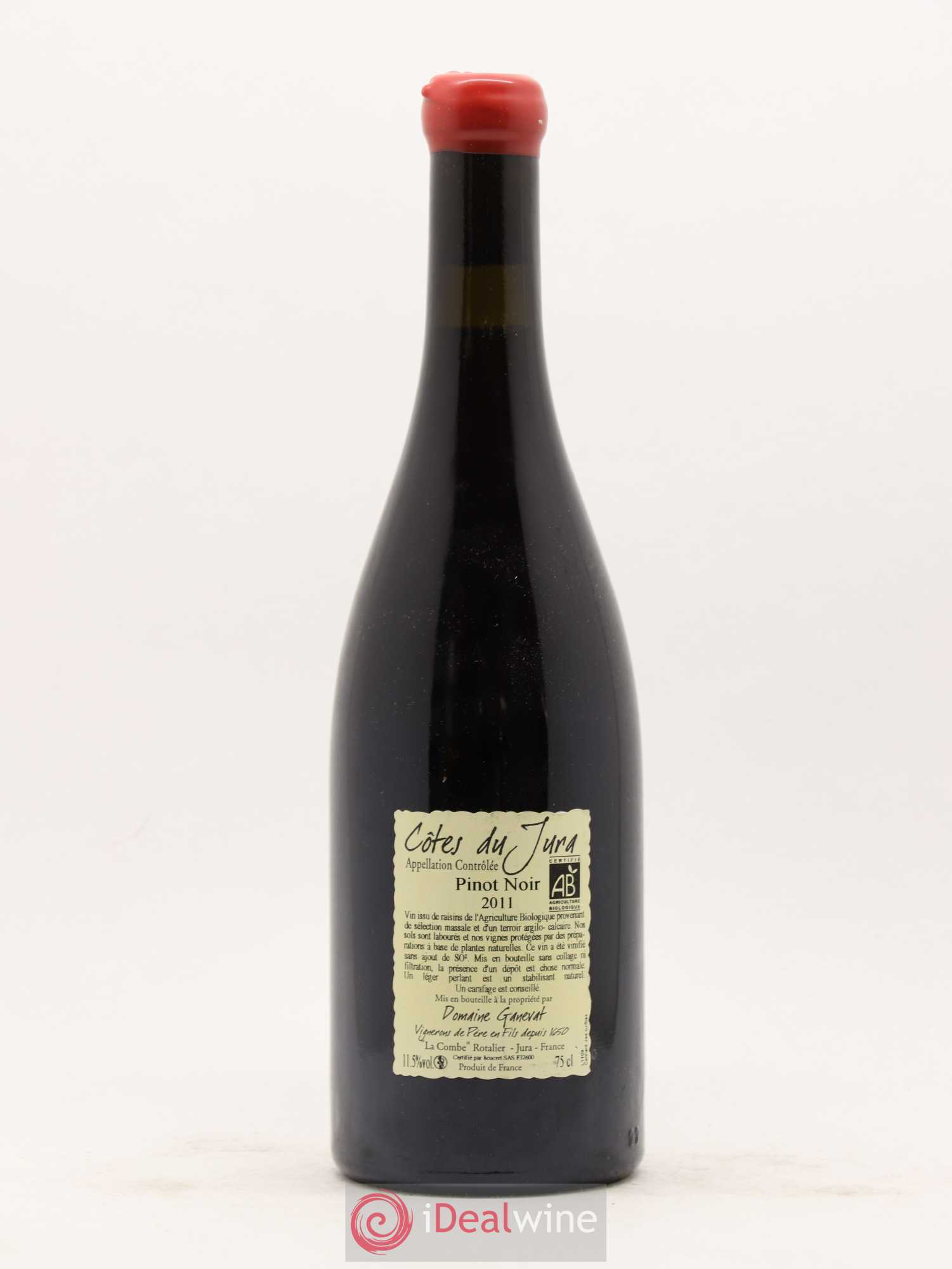 Côtes du Jura Cuvée Julien Jean-François Ganevat (Domaine) 2011 - Lot de 1 bouteille - 1