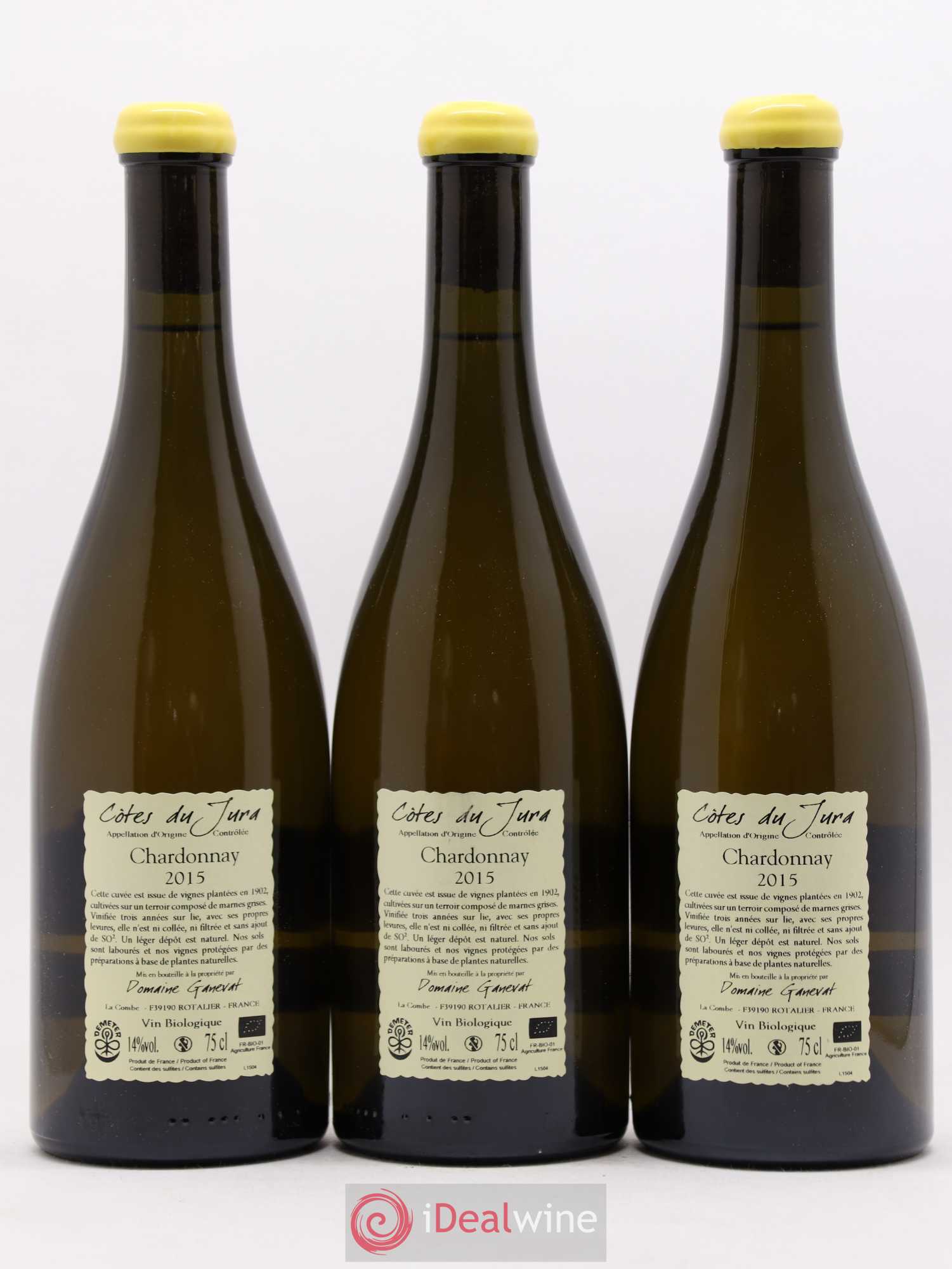 Côtes du Jura Les Chalasses Vieilles Vignes Jean-François Ganevat (Domaine) 2015 - Lot de 3 bouteilles - 1
