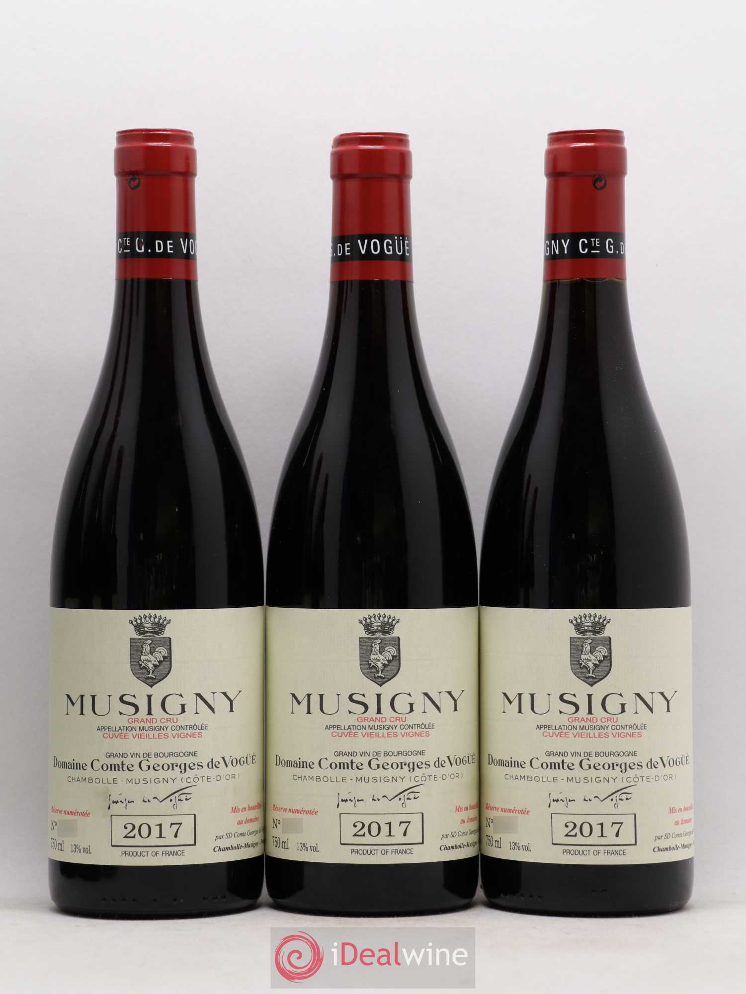 Musigny Grand Cru Cuvée Vieilles Vignes Comte Georges de Vogüé 2017 - Lot de 6 bouteilles - 1
