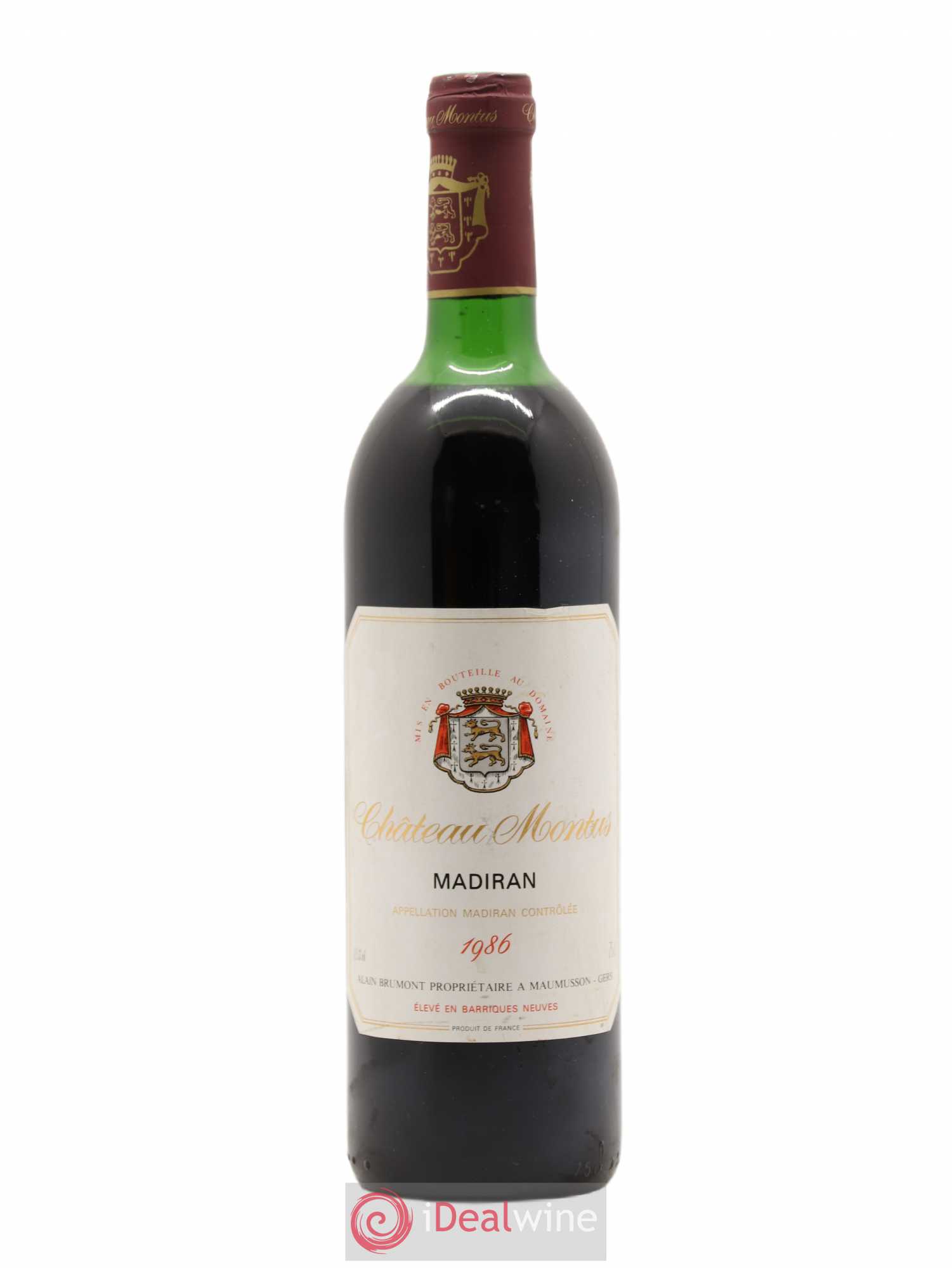 Madiran Château Montus Alain Brumont 1986 - Lot de 1 bouteille - 0