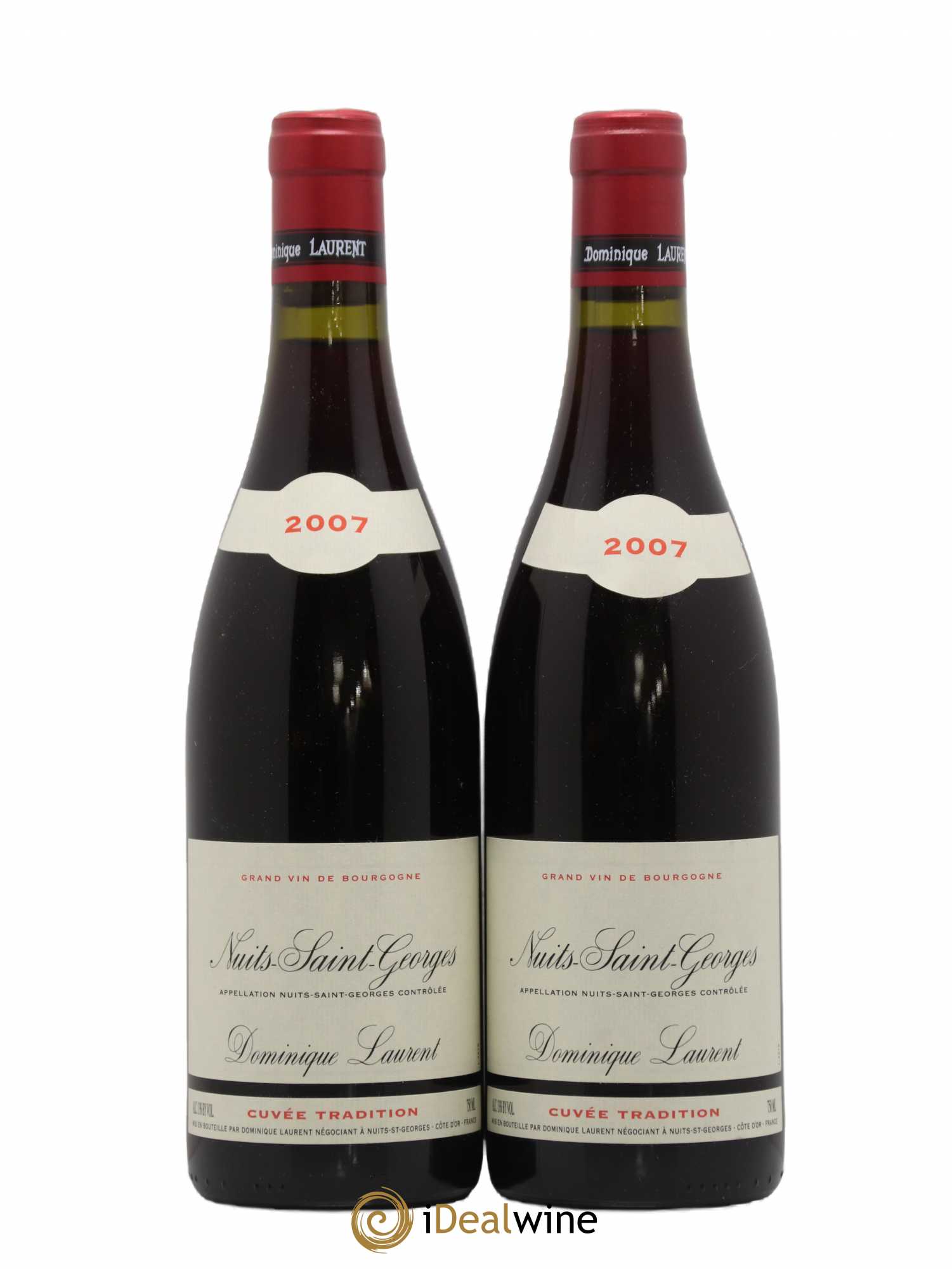 Nuits-Saint-Georges Dominique Laurent Cuvée tradition 2007 - Lot de 2 bouteilles - 0