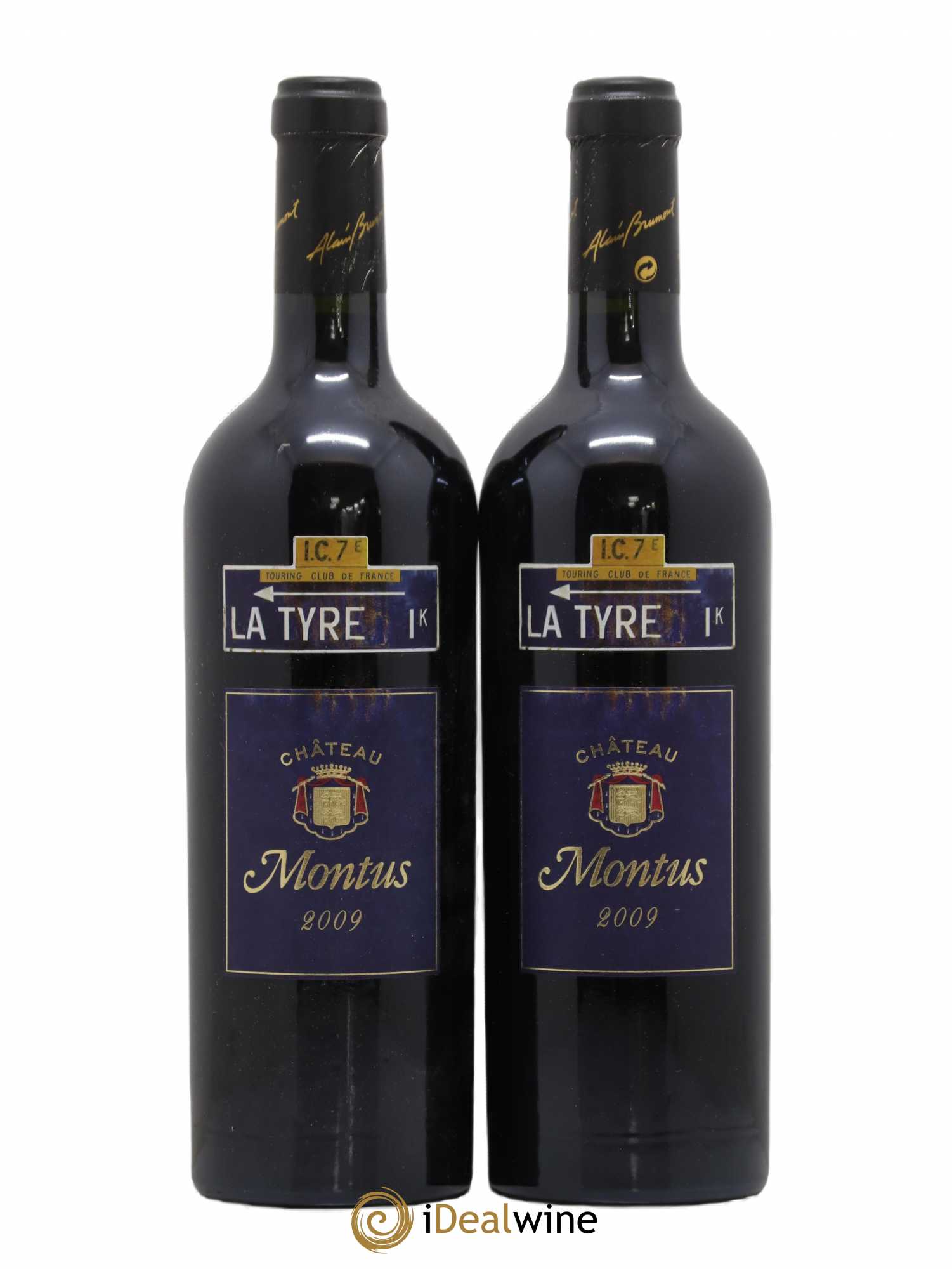 Madiran Château Montus-La Tyre Alain Brumont 2009 - Lot de 2 bouteilles - 0