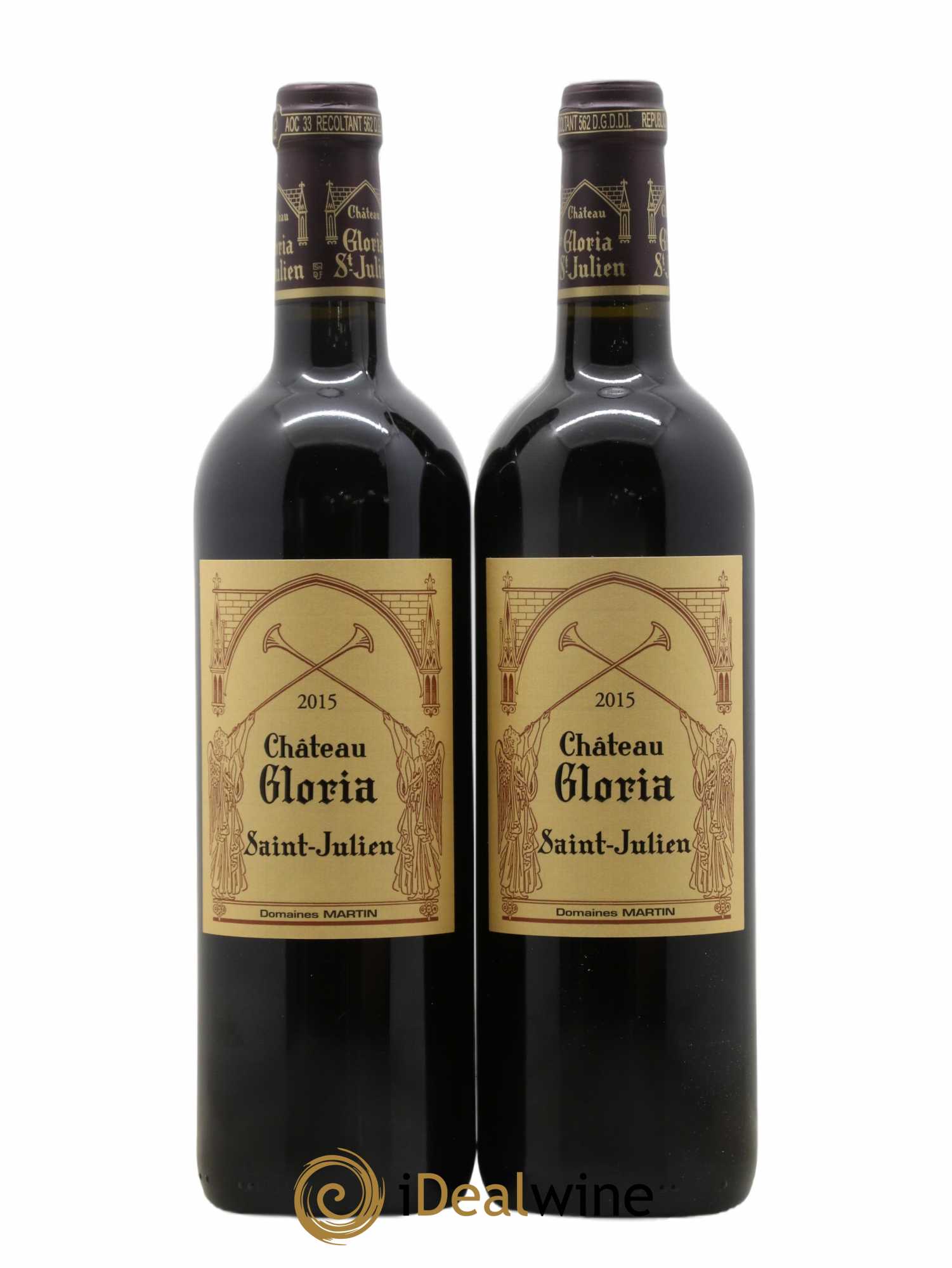 Château Gloria 2015 - Lot de 2 bouteilles - 0