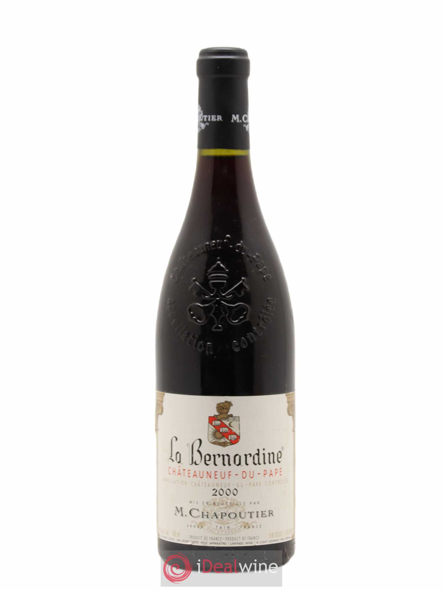 Châteauneuf-du-Pape La Bernardine Chapoutier 2000 - Lot de 1 bouteille - 0